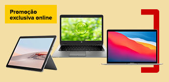 Poupe até 100€<br>Seleção de portáteis