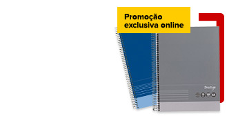 20% Desconto<br>Caderno espiral Staples A4 160 folhas