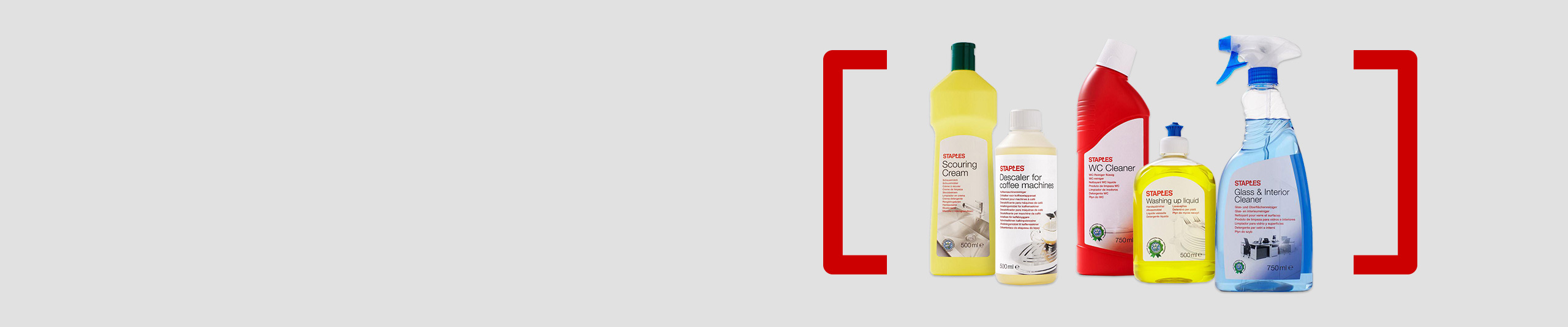 Seleção de detergentes Staples