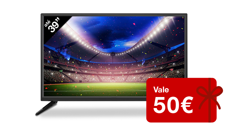 Oferta vale TV 39'' LED + Vale 50€