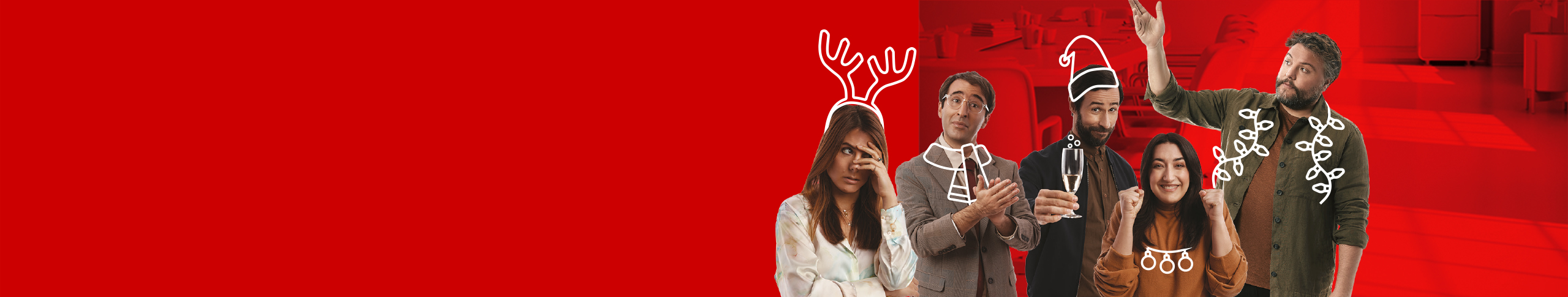 Natal é quando o <br>escritório quiser.