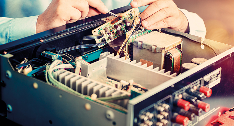 Reparação de amplificadores