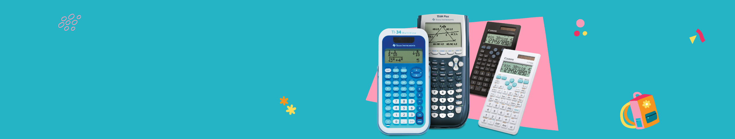 Calculadoras gráficas <br>e científicas