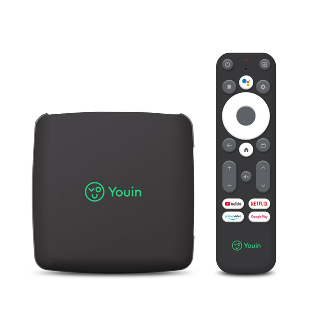 YOUIN Box TV You-Box, UHD 4K, Android TV™ 10, Preto