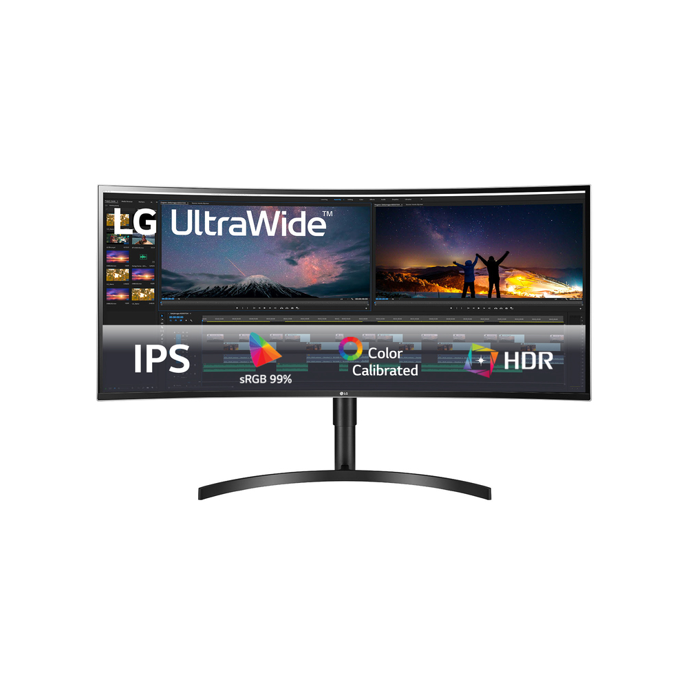 LG Monitor Curvo UltraWide™ 38WN75C-B, 38”, 3840 x 1600, Preto