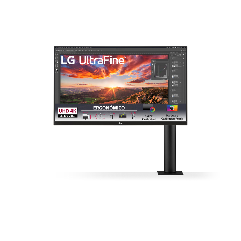 LG Monitor IPS Ergo UltraFine™ 27UN880-B, 27”, 3840 x 2160, Preto