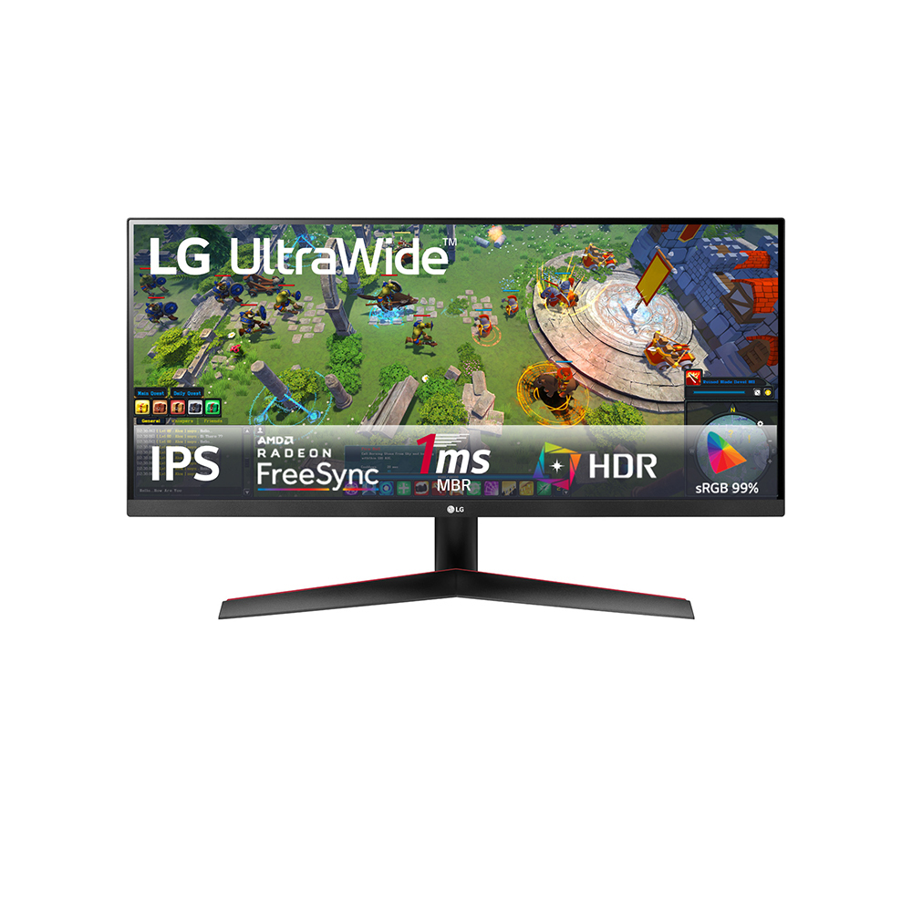 LG Monitor Gaming UltraWide™ 29WP60G-B, 29”, 2560 x 1080, Preto