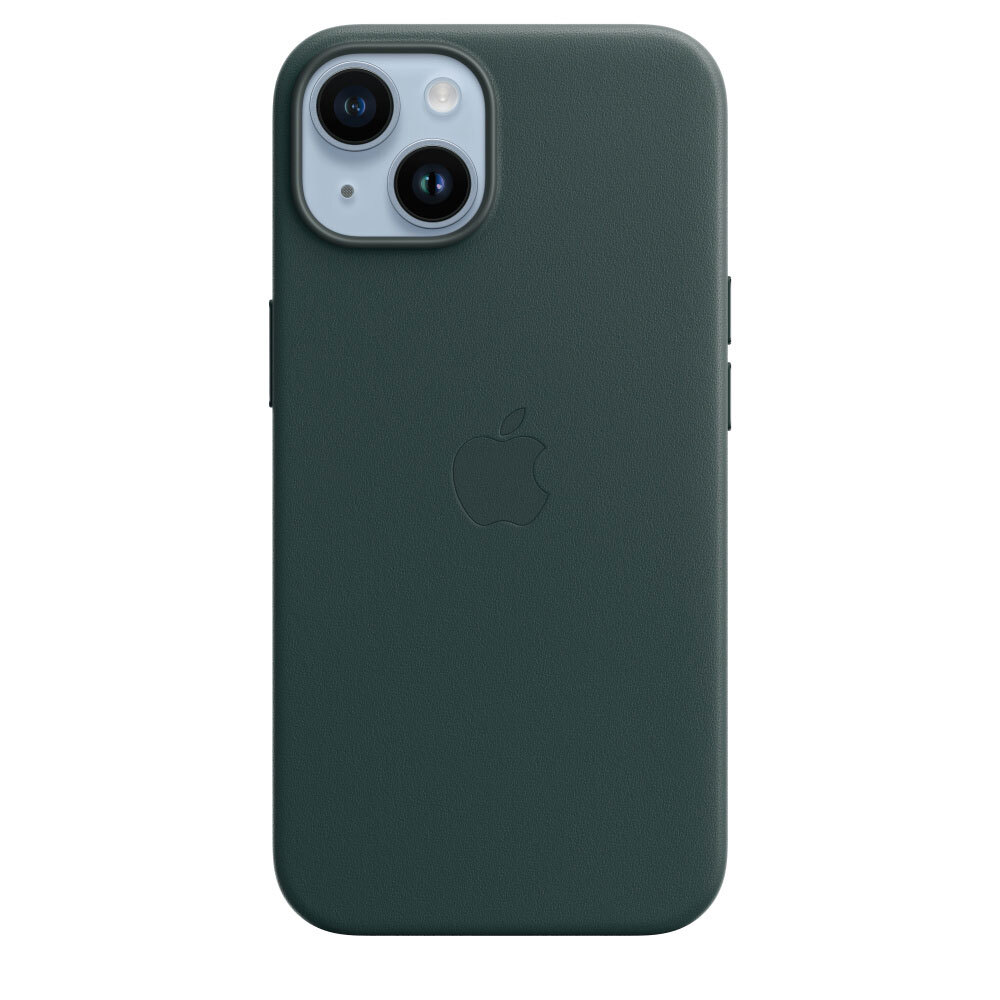 APPLE Capa de Pele para iPhone 14 Plus com MagSafe, Verde Floresta