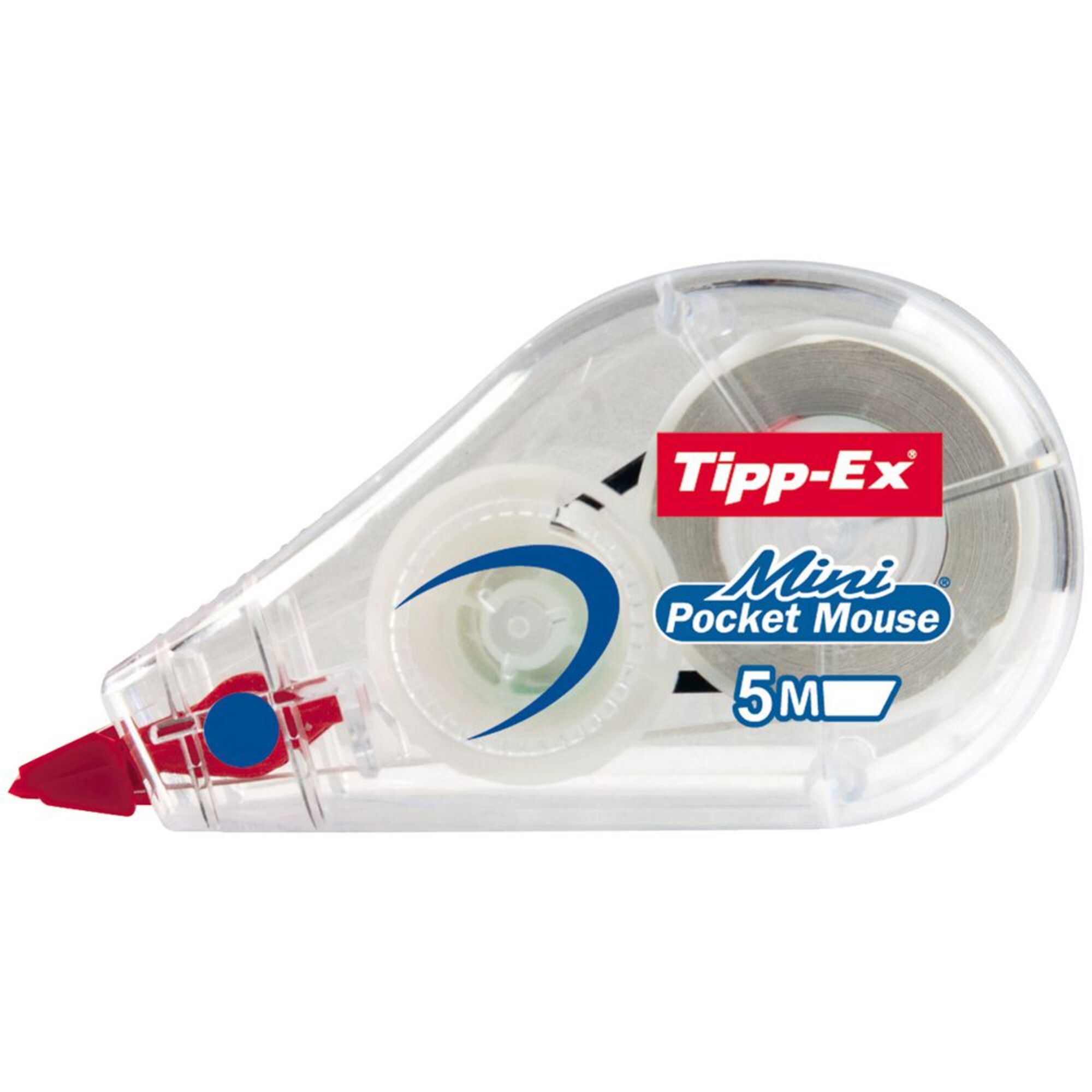 Tipp-Ex Mini Pocket Mouse Lot De 5 Rouleaux Correcteurs 5mm X 5m - Blanc Sans Ombre Immédiatement Réécrivable Pour École Bureau