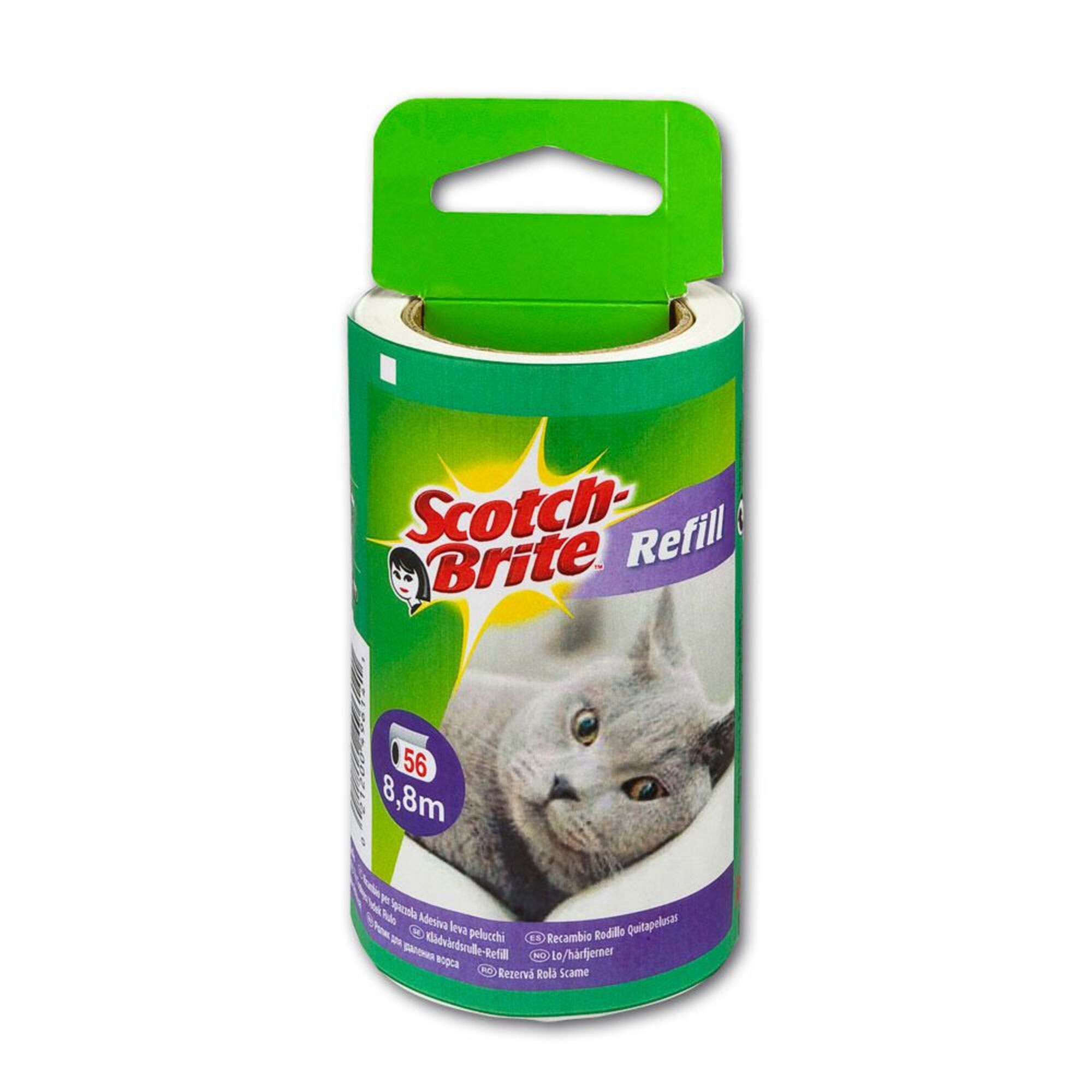 Scotch-Brite Recarga Rolo Removedor de Pêlos, 56 Folhas