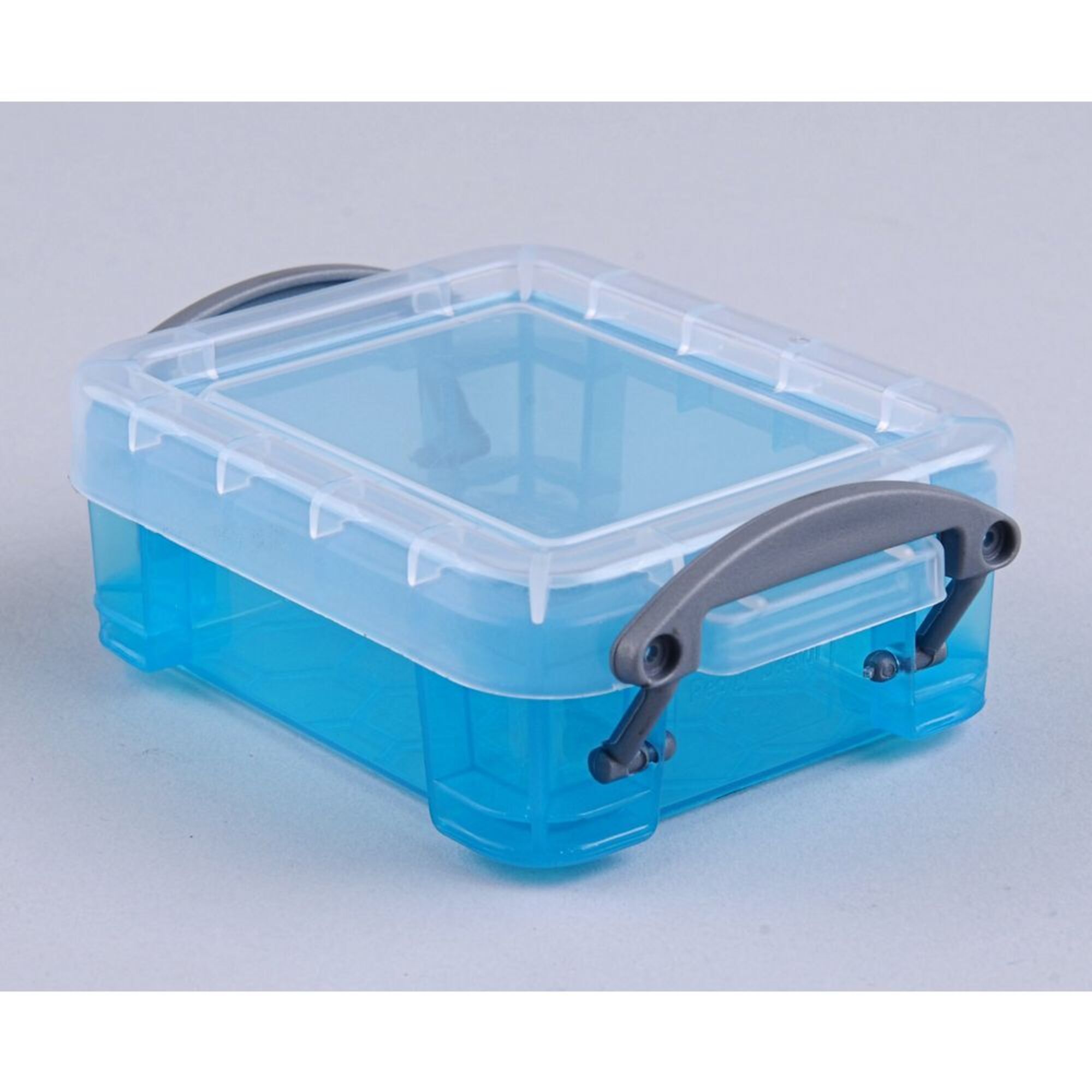 RUP Caixa de Arrumação Multiusos, 0,7 L, Azul com Tampa Transparente