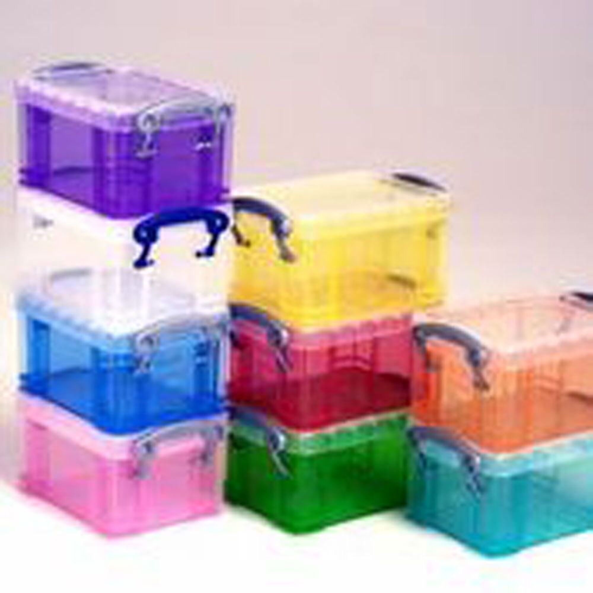 Really Useful Box Caixa de Arrumação Empilhável, 0,3 L, 6,5 x 12 x 8,5