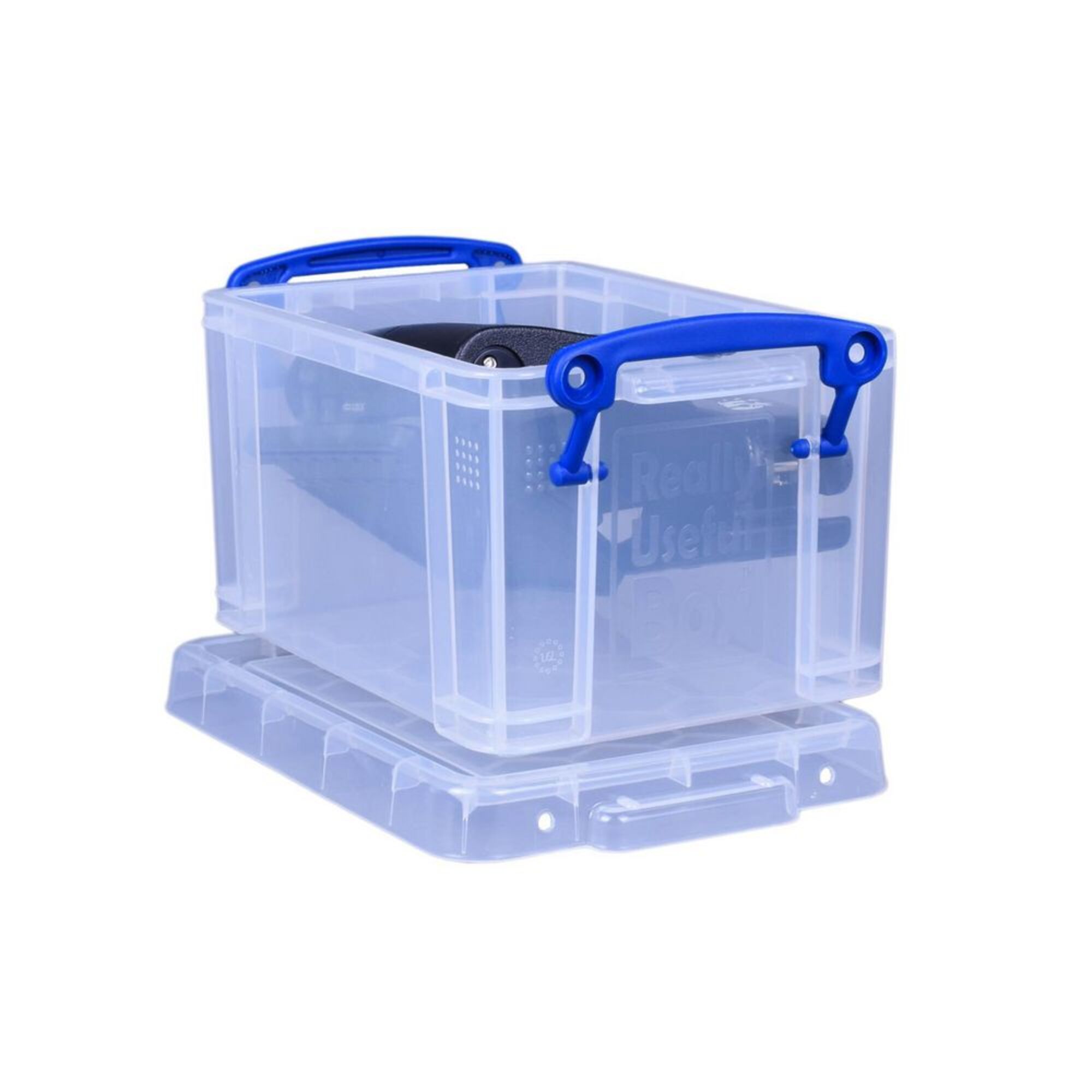 Really Useful Box Caixa de armazenamento empilhável transparente de 1,6