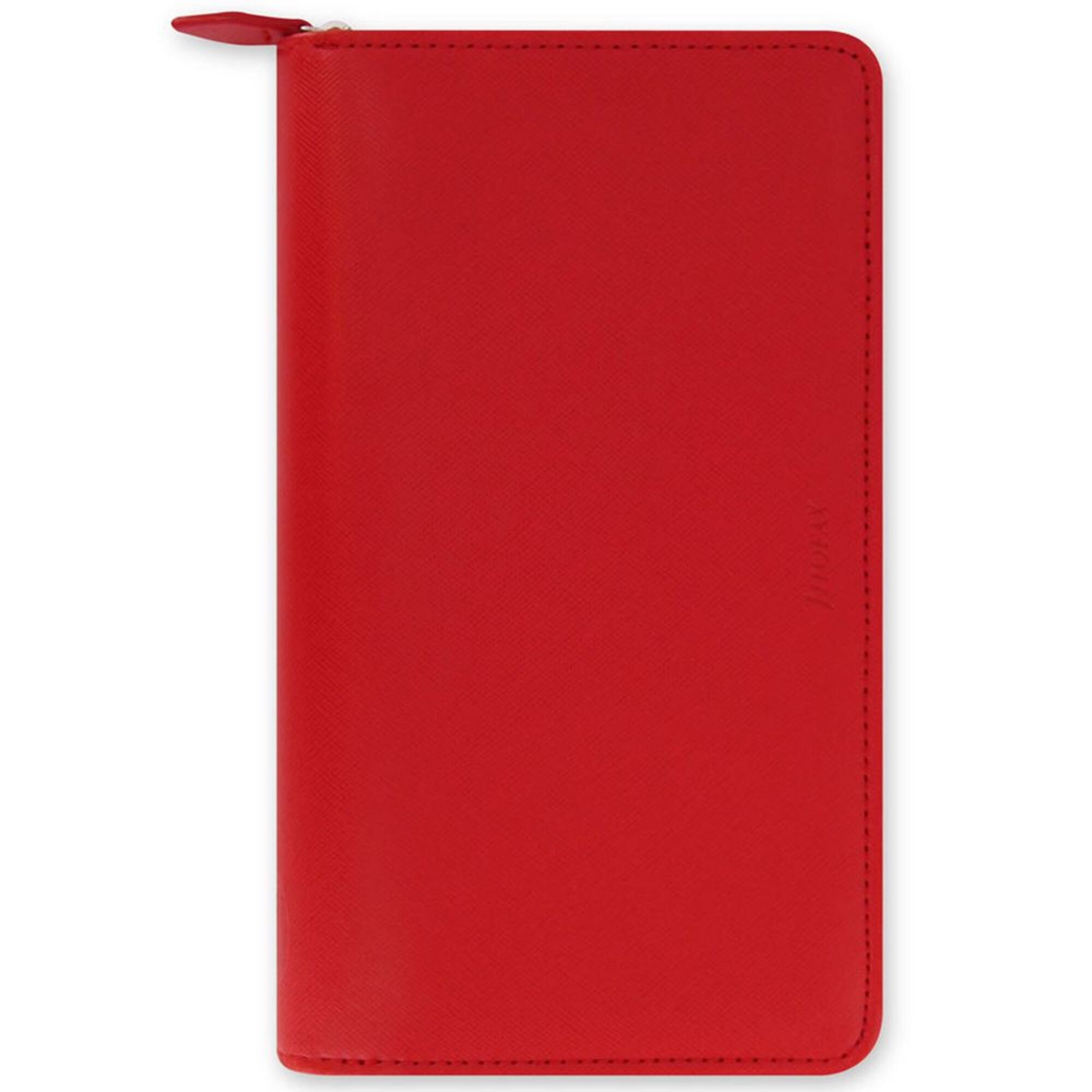 Organizador Saffiano, 30 x 125 x 210 mm, Vermelho