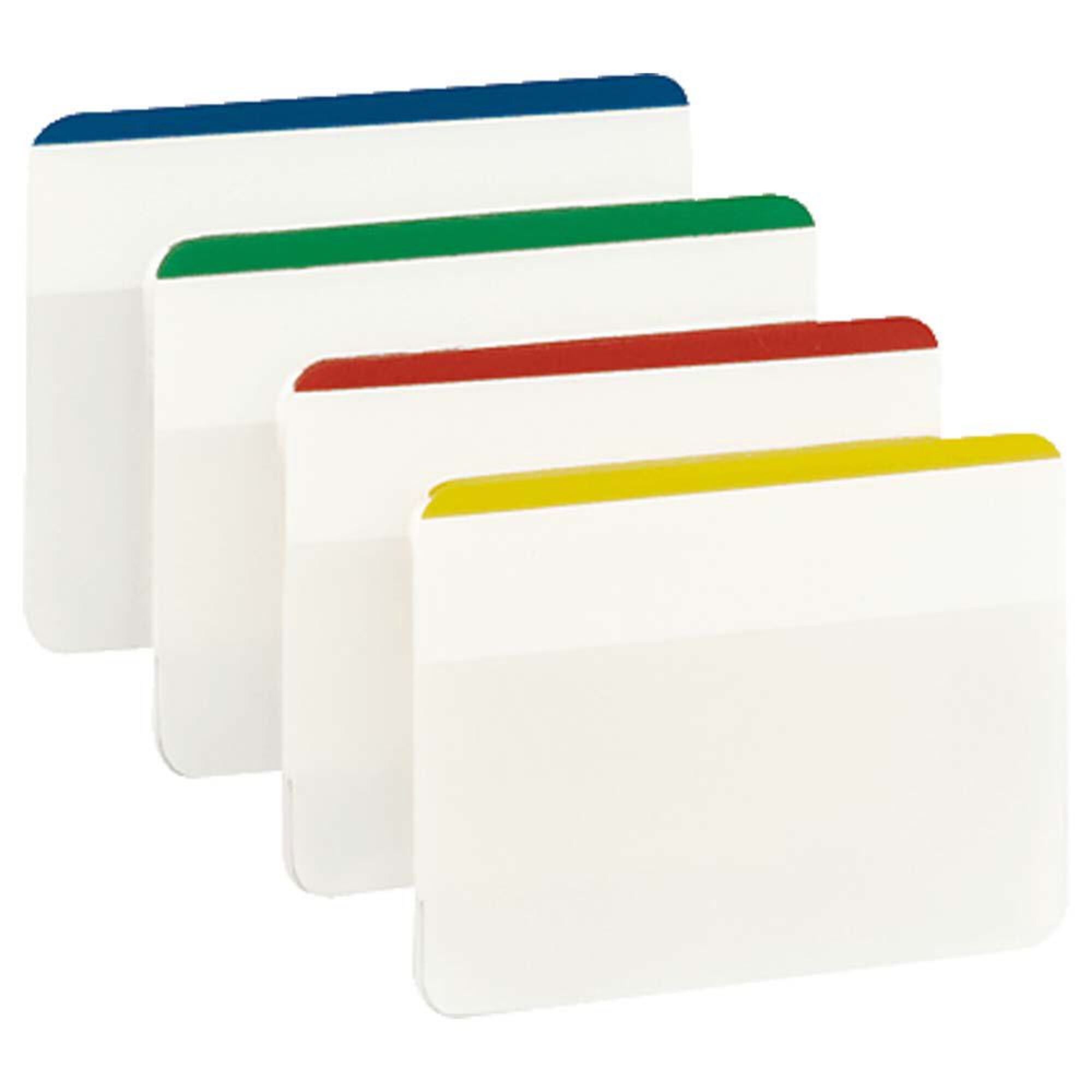 Post It Separadores De Arquivo Fortes Tamanho Grande 508 X 38 Mm Várias Cores 4 Embalagens 8943