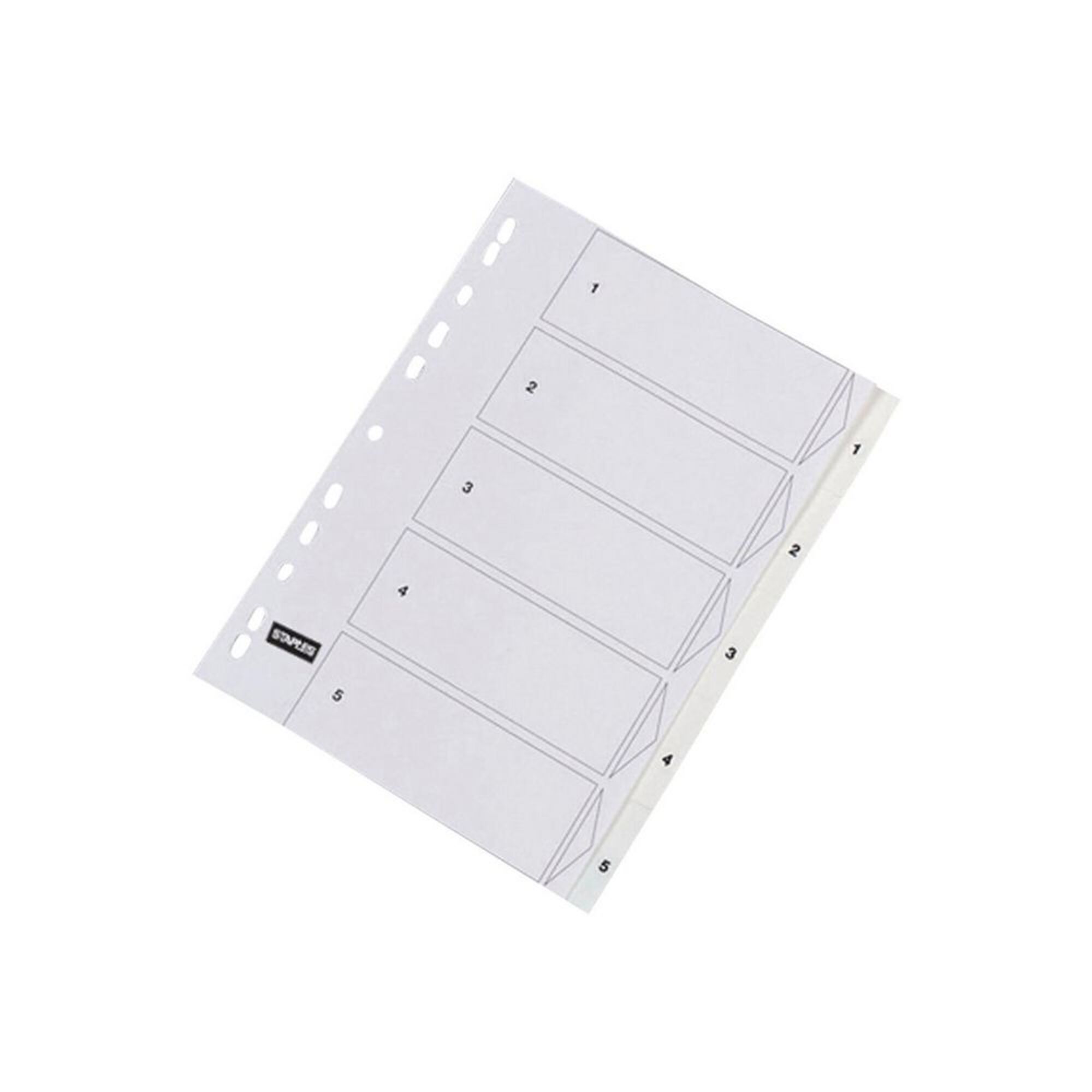 Acco Brands - Separador Para Carpeta Con 8 Divisiones Blanco