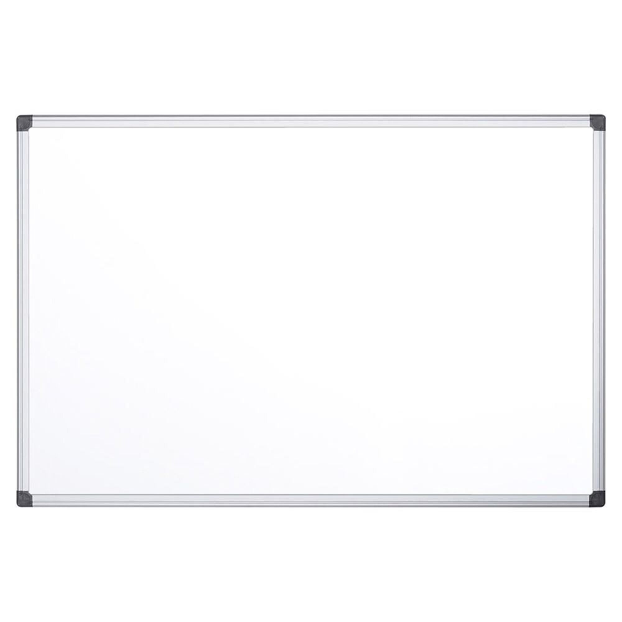 Quadro branco Maya com superfície de aço lacado, moldura de alumínio, 1200 x 900 mm