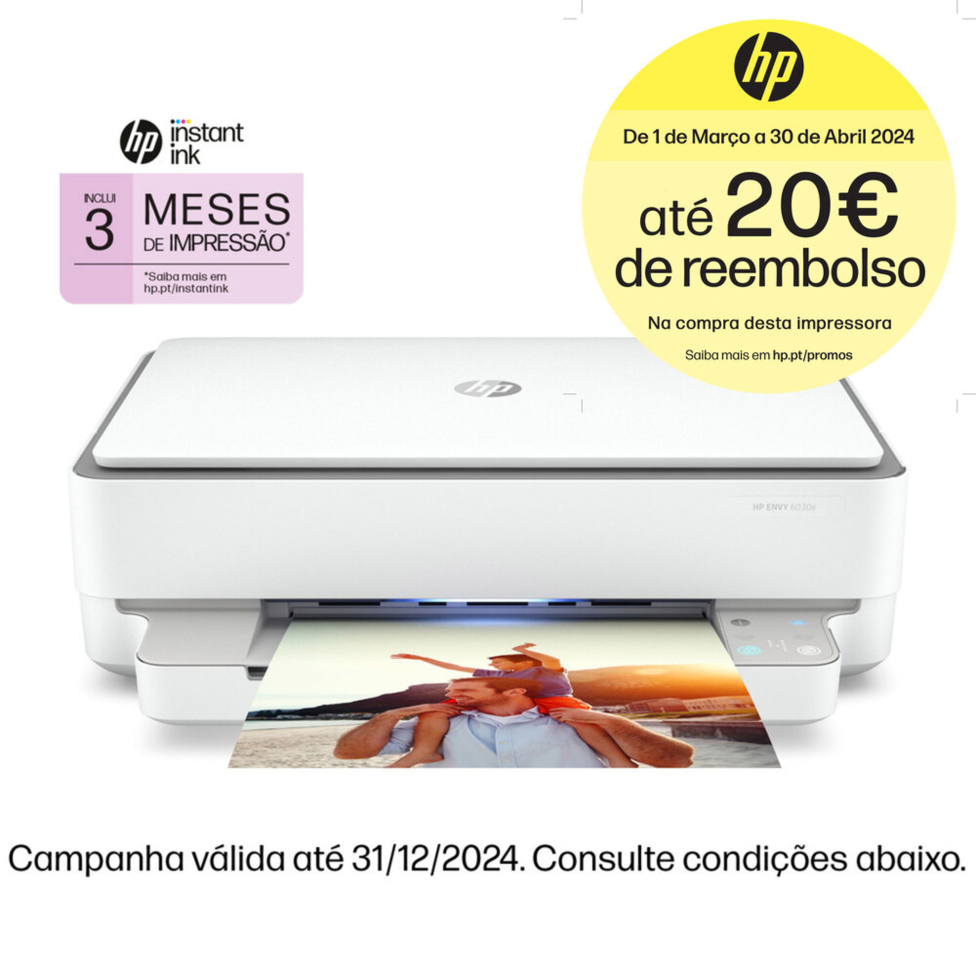 Hp Multifunções Jato De Tinta Envy 6030e A4 Wi Fi 525627 Em Staples Pt