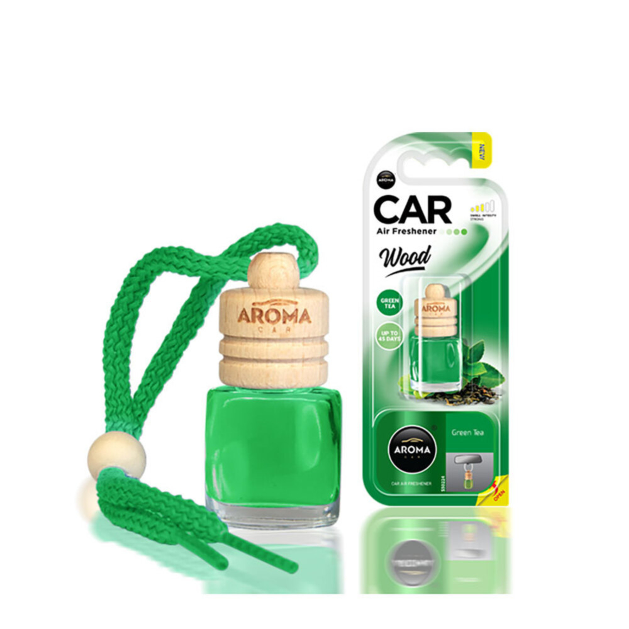 Ambientador Auto Aroma CAR > Wood Green TEA 6ML