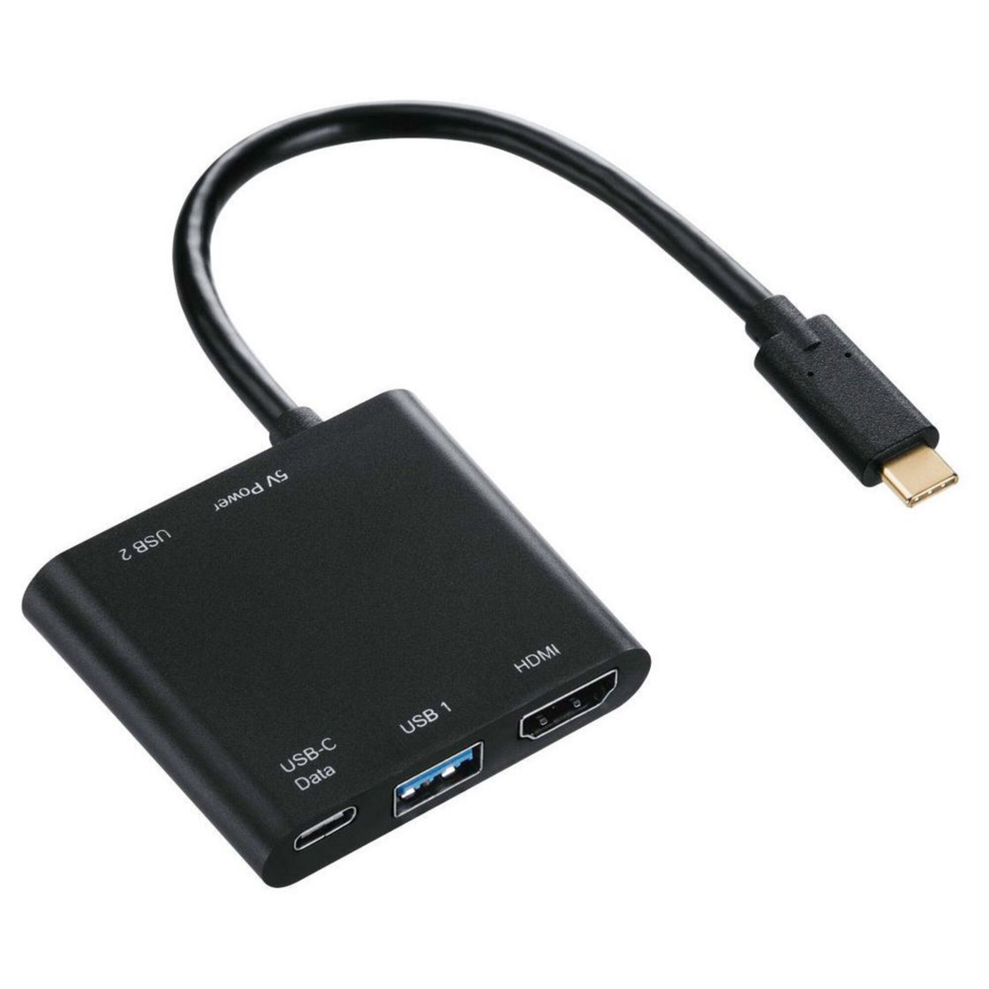 hama Adaptador USBC M/3USB+HDMI, Preto 544545 em staples.pt.