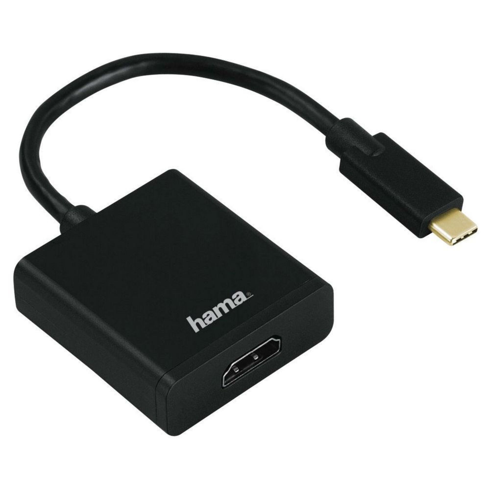 hama Adaptador USBC para HDMI™, Ultra HD, Preto 544698 em staples.pt.