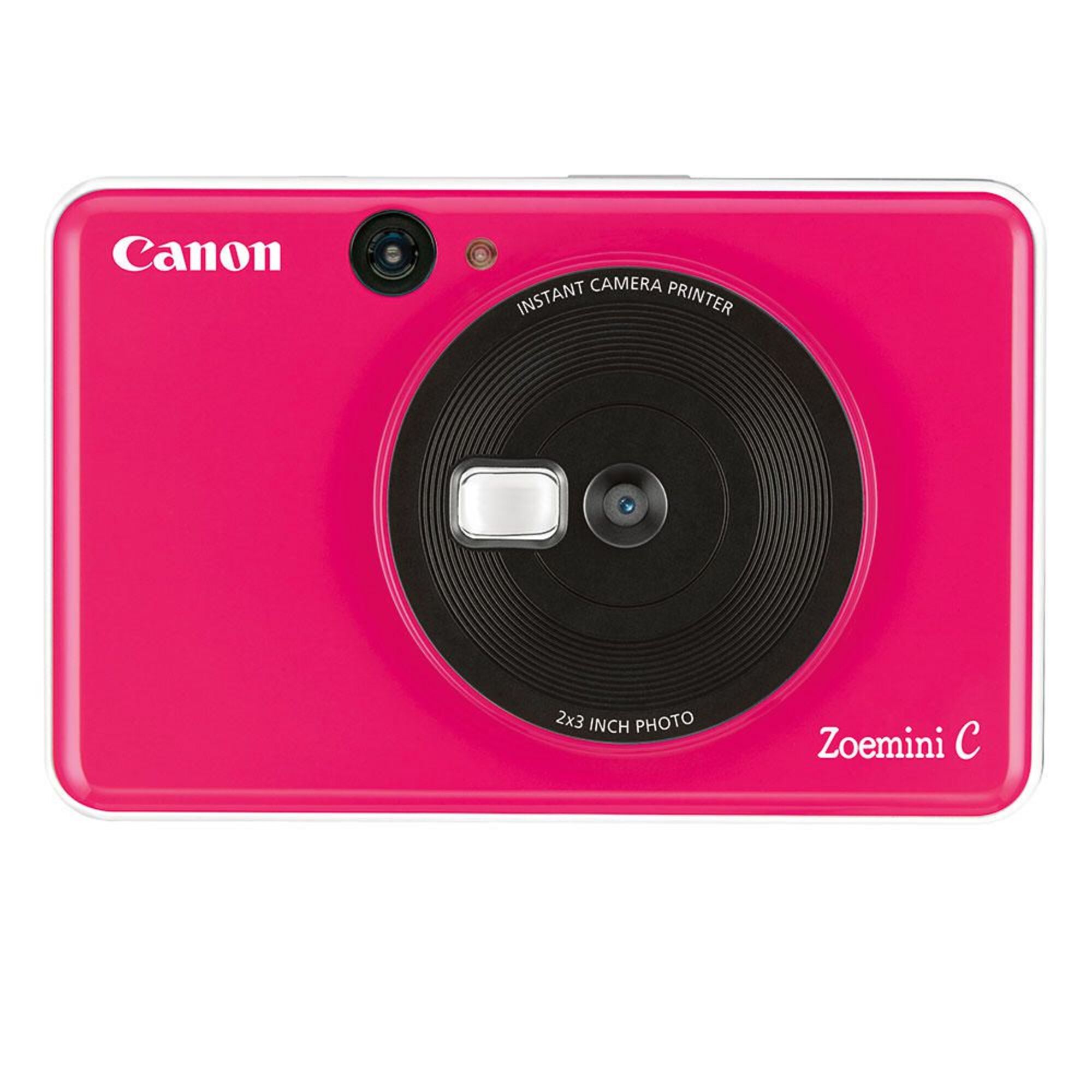 Câmara com Impressão Instantânea Zoemini C, 5MP (314 x 400 dpi), Rosa