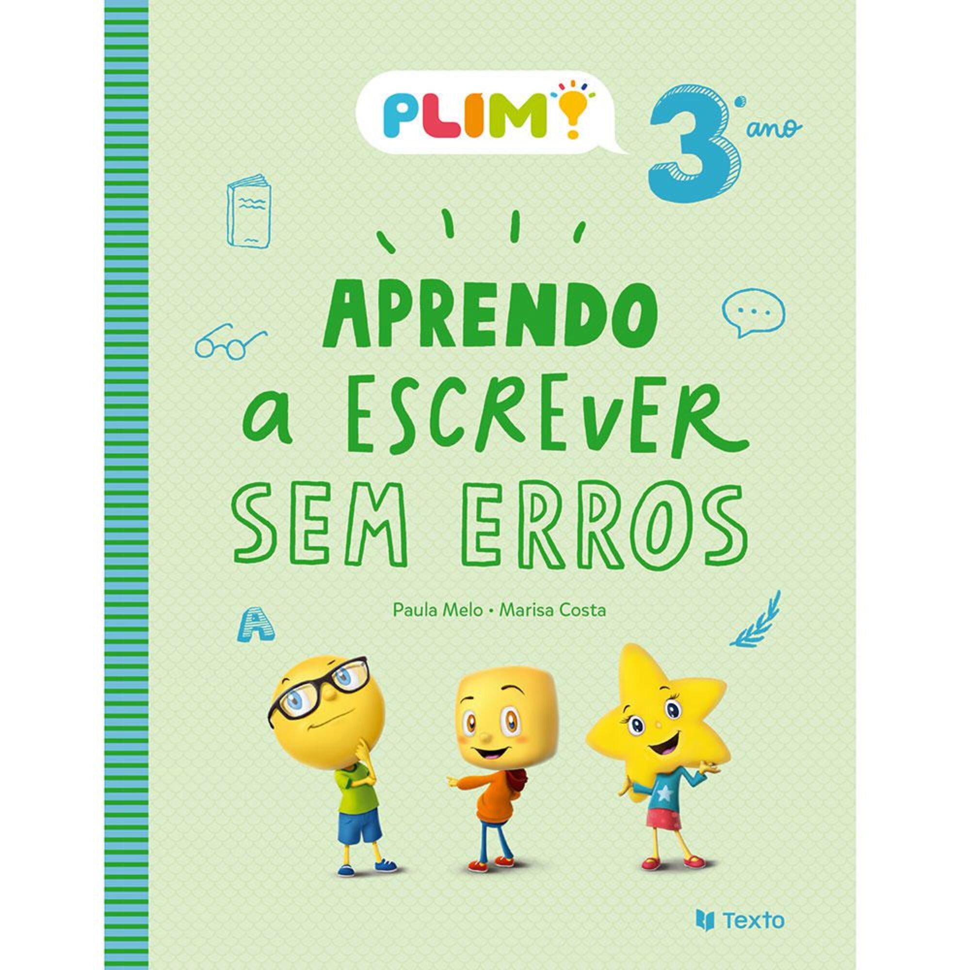PUBLILIVRO PLIM! Aprendo a Escrever Sem Erros, 3.º Ano, Variante única