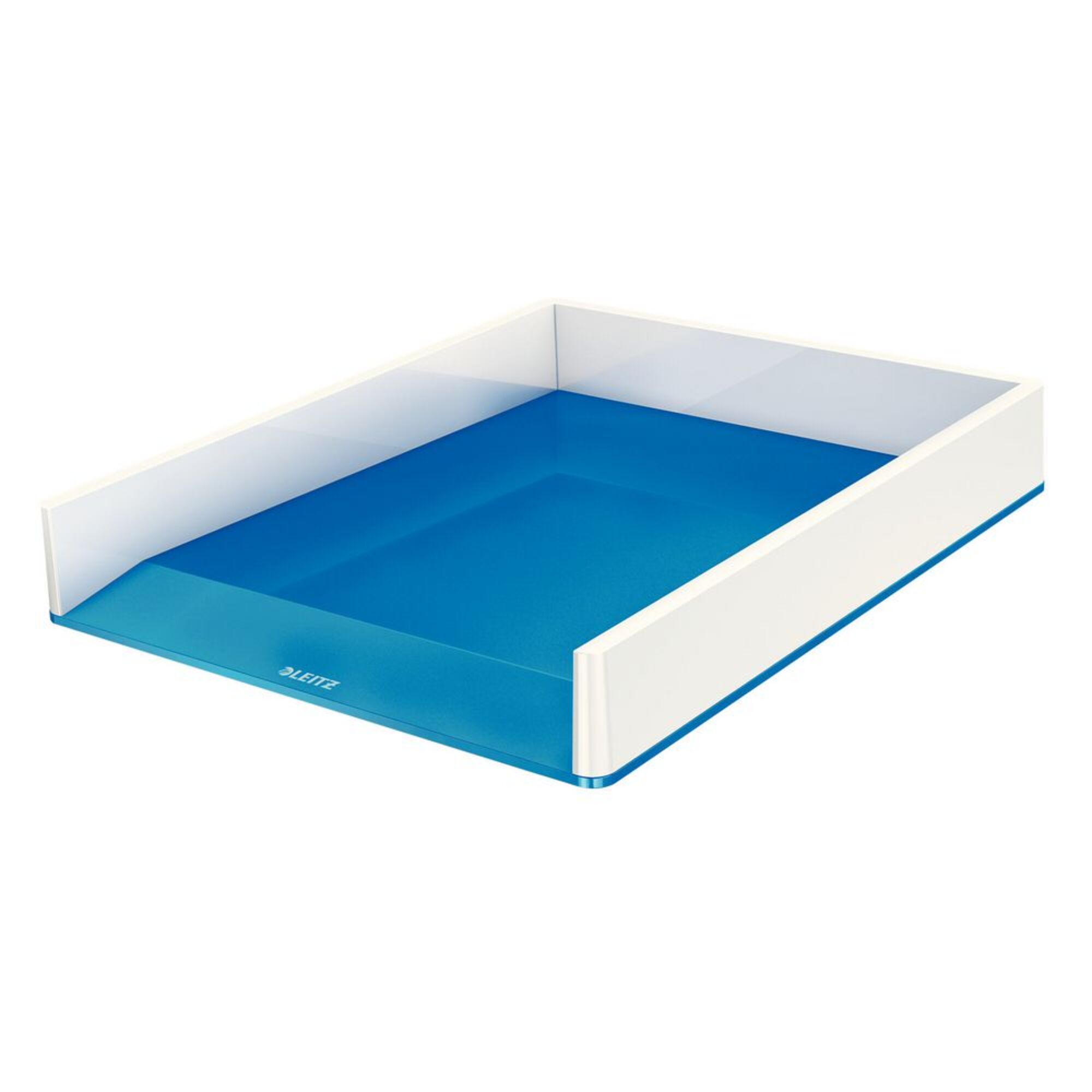 Tabuleiro de Secretária WOW Dual Colour, A4-C4, Poliestireno, Branco e Azul
