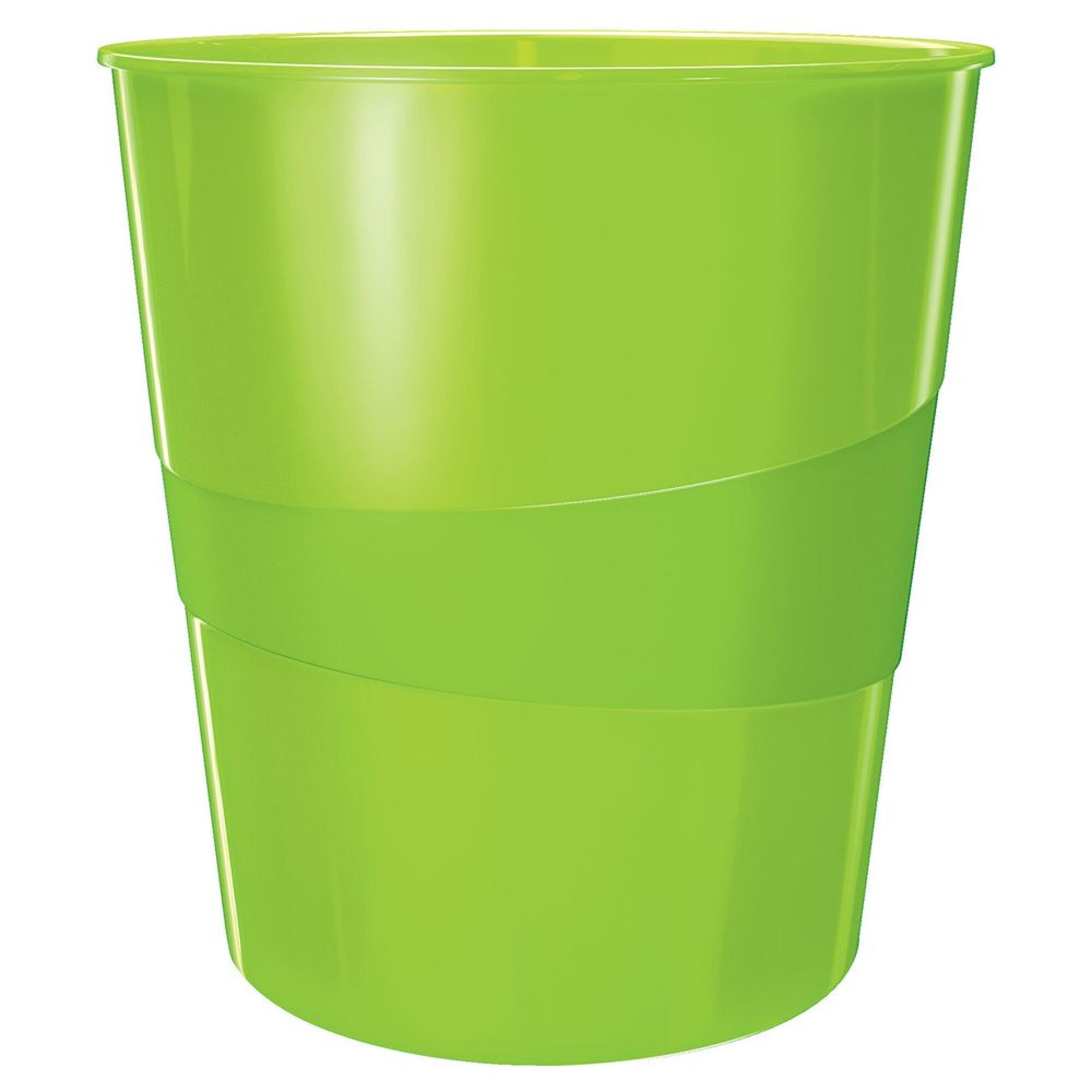 Cesto Papéis WOW, 15 L, Poliestireno, Verde