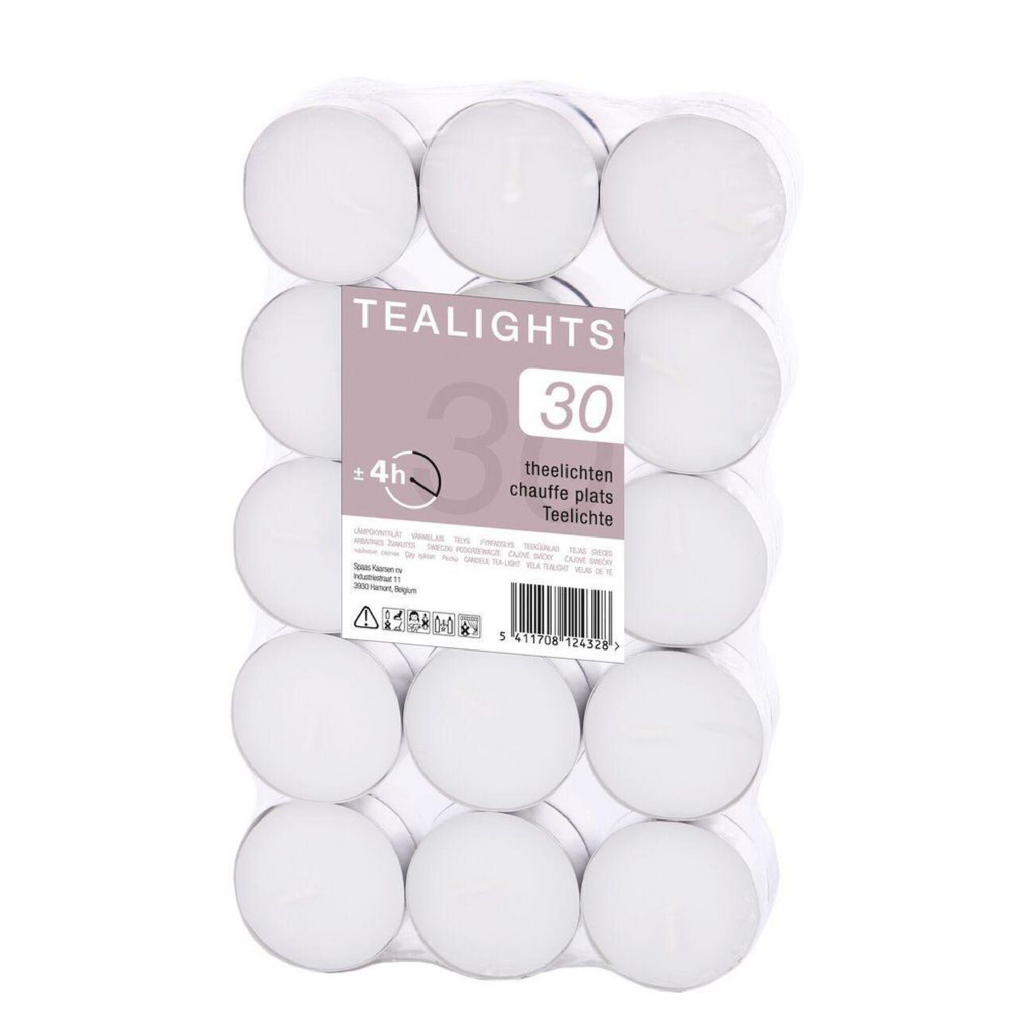 Vela Tealight, Branco