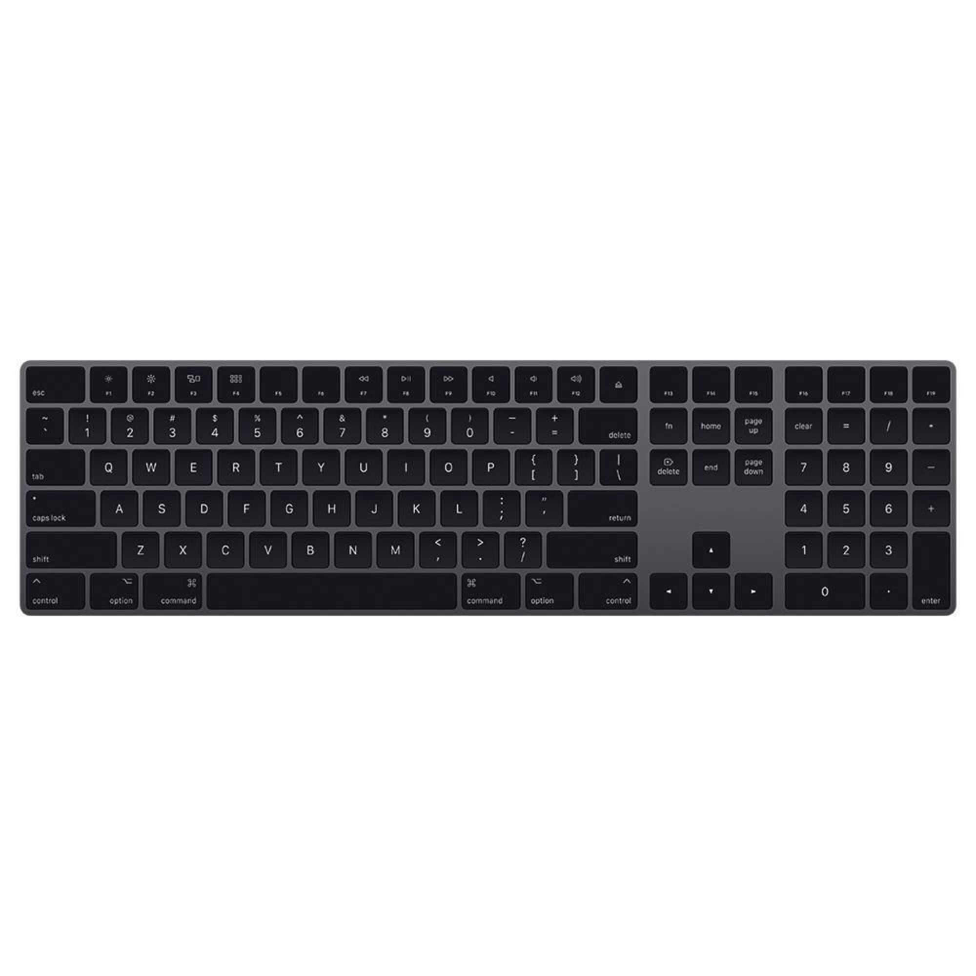 APPLE Teclado Magic Keyboard com Teclado Numérico, Bluetooth, Cinzento