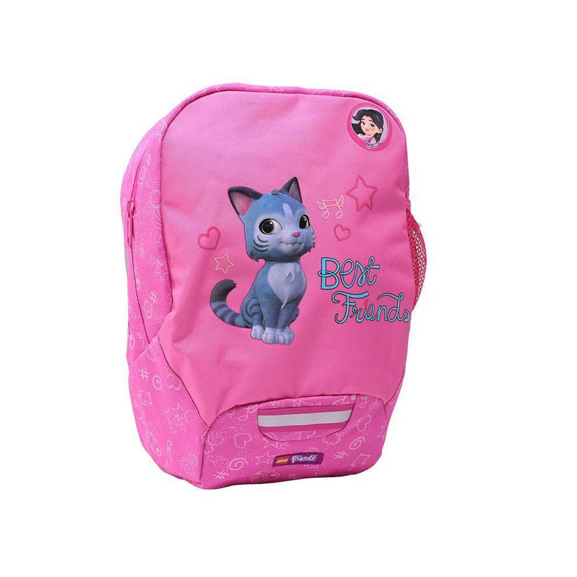 Mochila Pré-Escolar Mini Friends, Rosa
