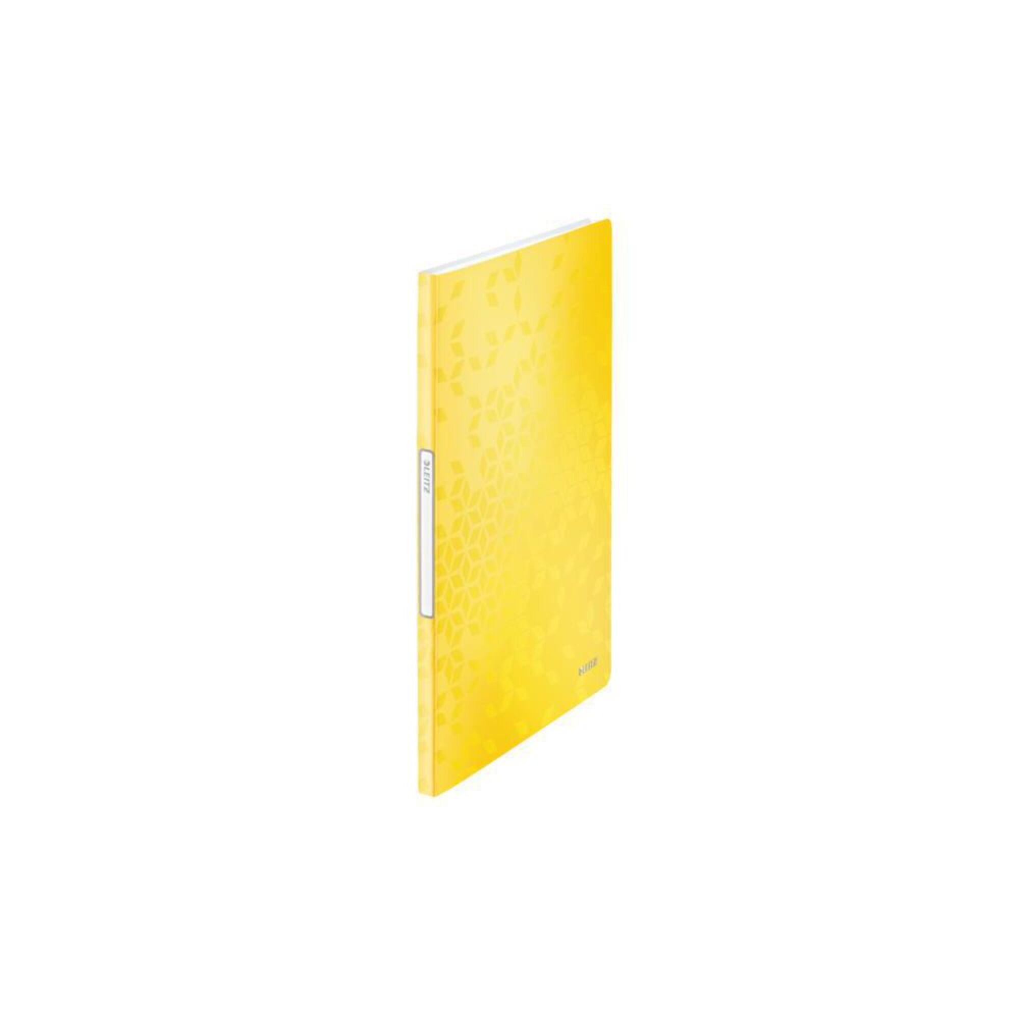 LEITZ - Portfólio WOW, A4, 20 Bolsas, Polipropileno, Amarelo Portfólio WOW, A4, 20 Bolsas, Polipropileno, Amarelo