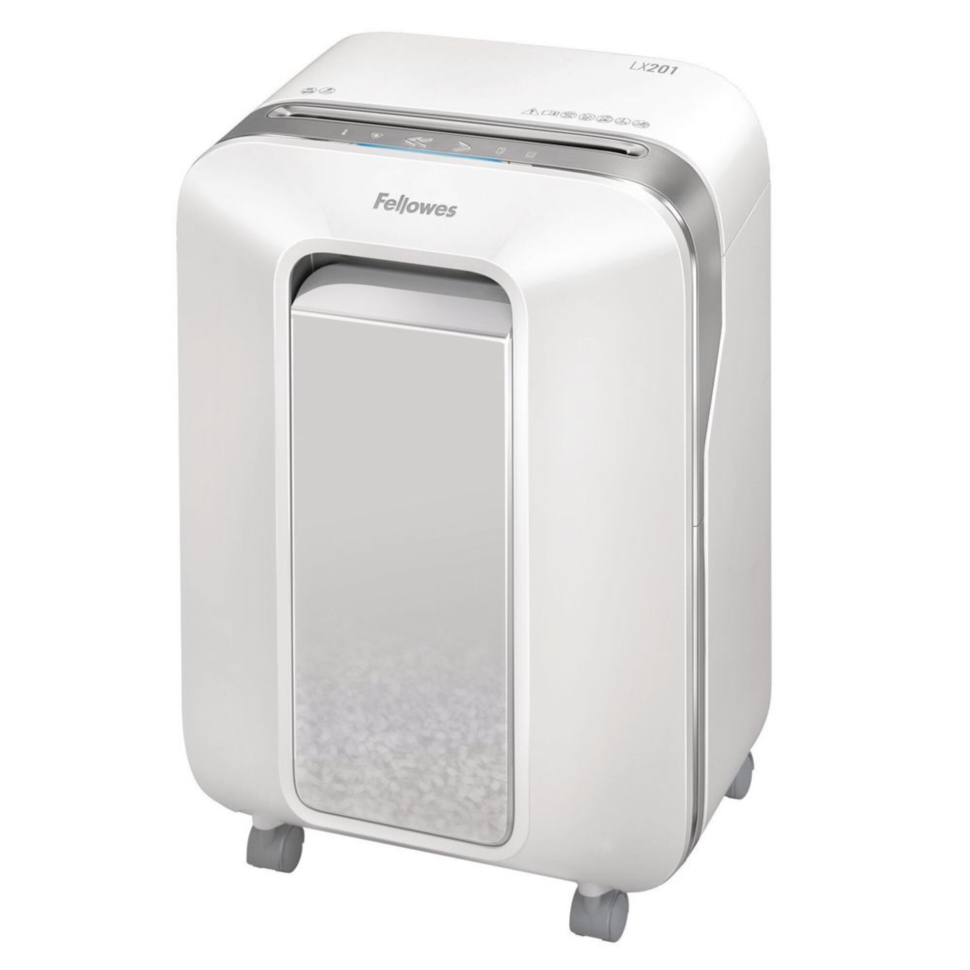 Destruidora Powershred® LX-201, 12 Folhas, Cesto de 22 L, Destrói: Papel, Agrafos, Clipes e Cartões de Crédito