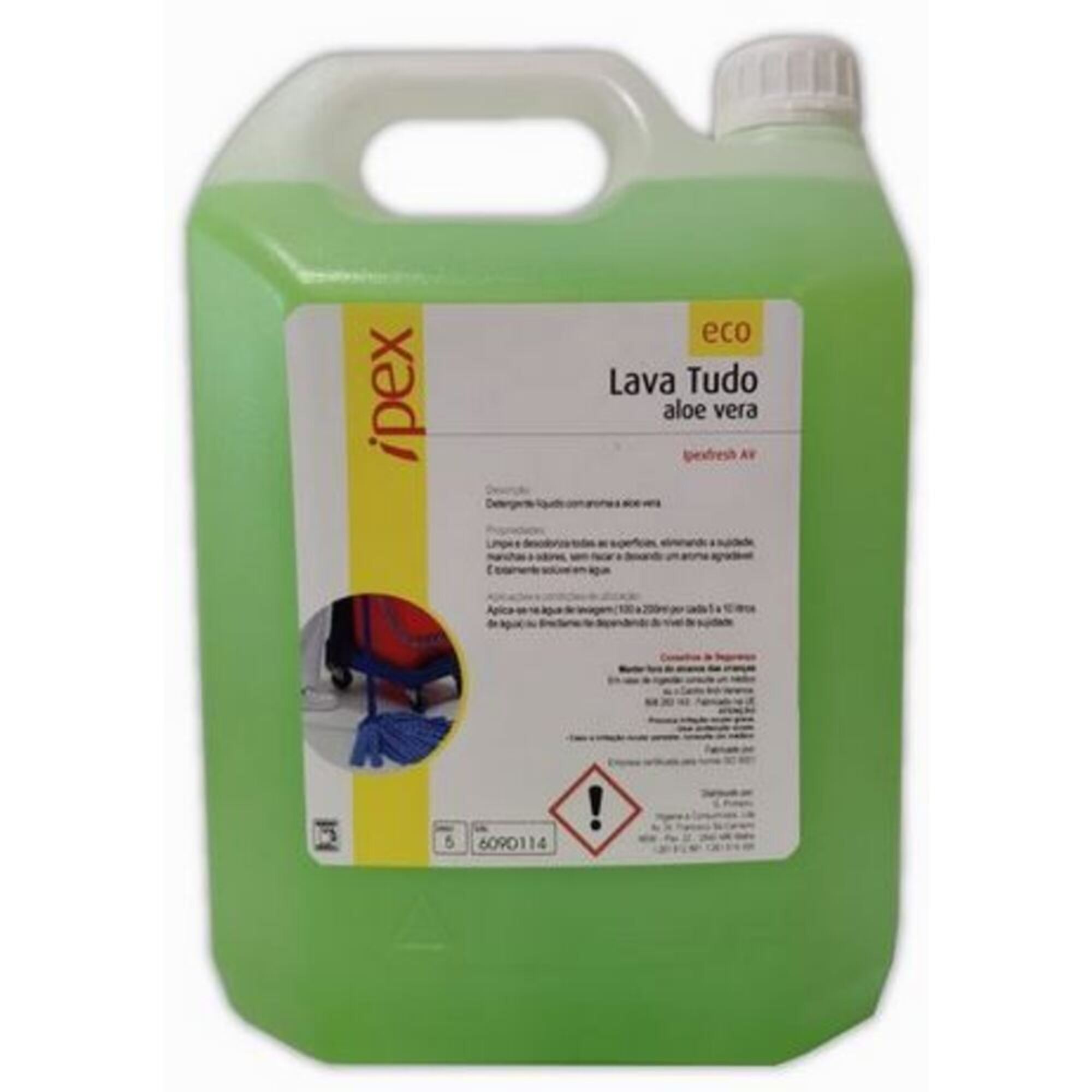 IPEX Detergente Multiusos Lava-Tudo, Aloé Vera, 5 l