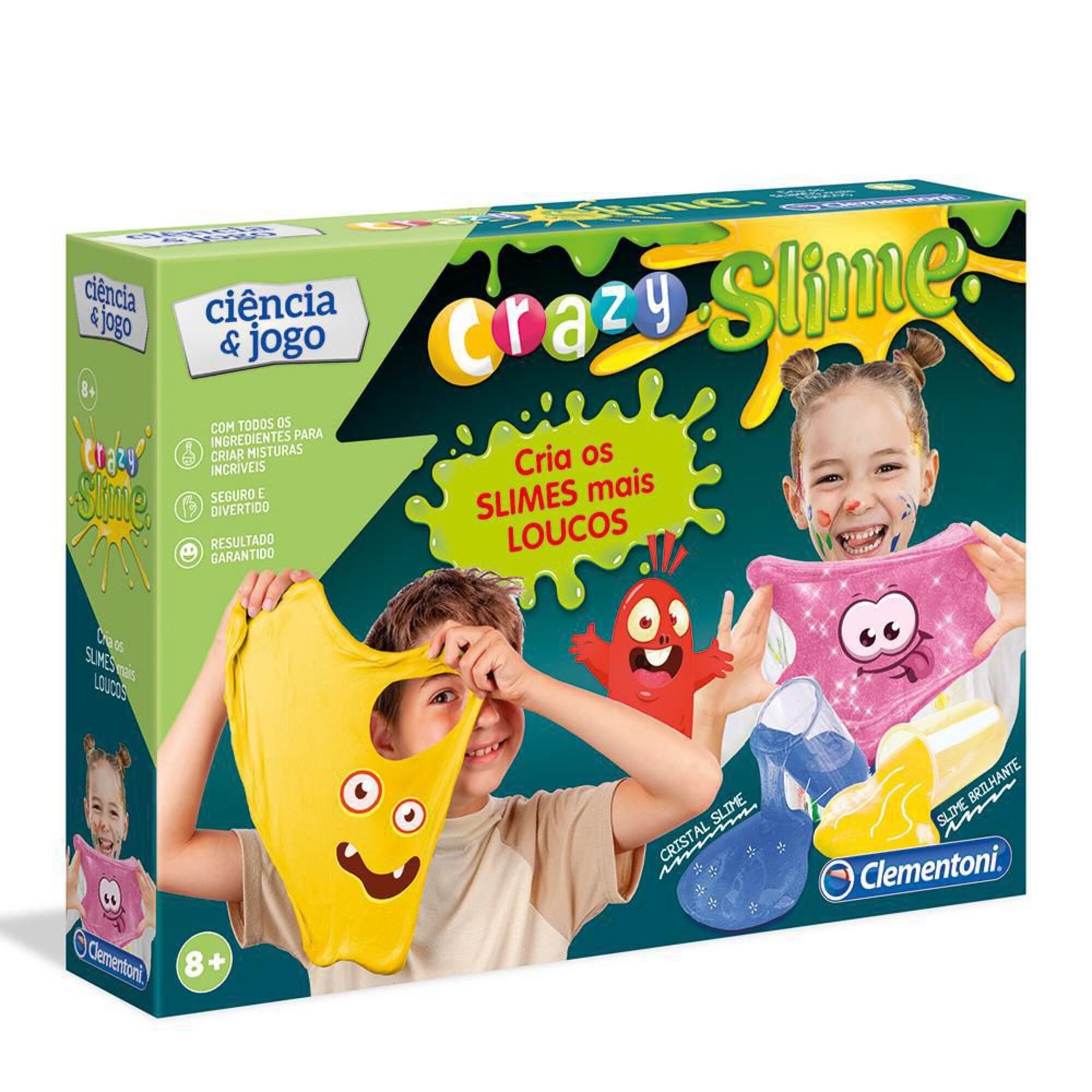 Brinquedo Crazy Slime, 8+ Anos