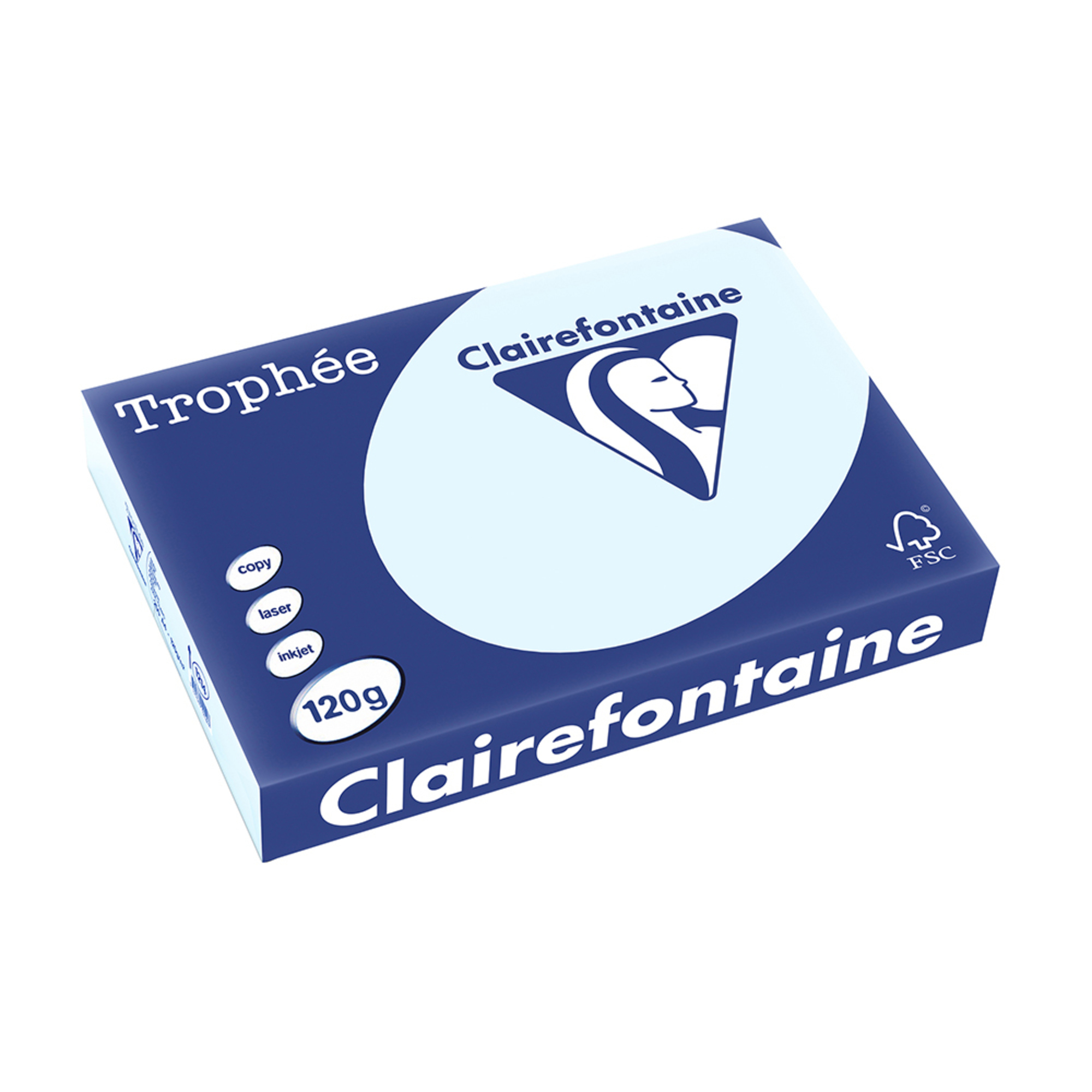 Papel Cópia, Laser e Jato de Tinta Trophée, A4, 120 g/m², Azul, 250 Folhas
