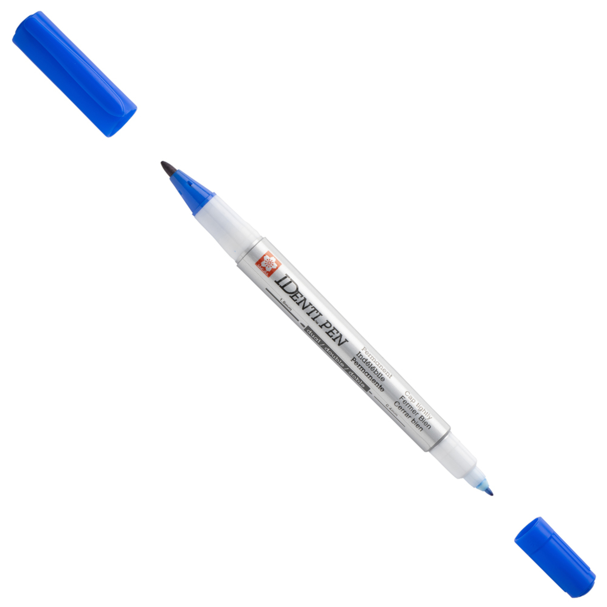Marcador IDENTI-PEN®, Ponta Dupla de 0,3 – 1,2 mm, Azul