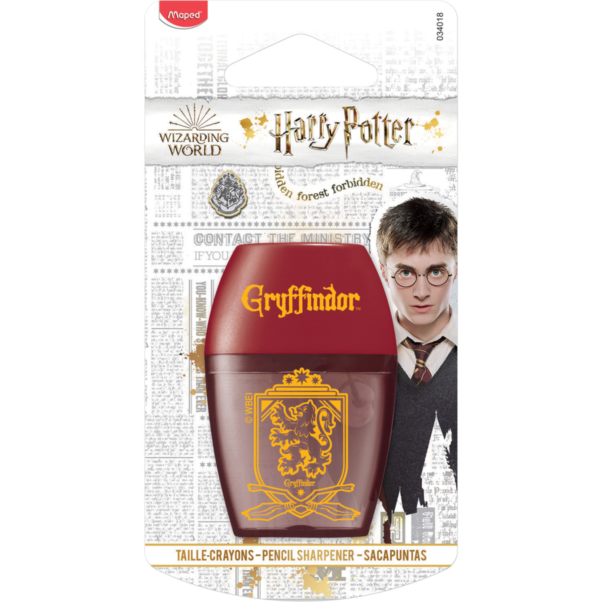 Afia-Lápis Harry Potter, Cores Sortidas