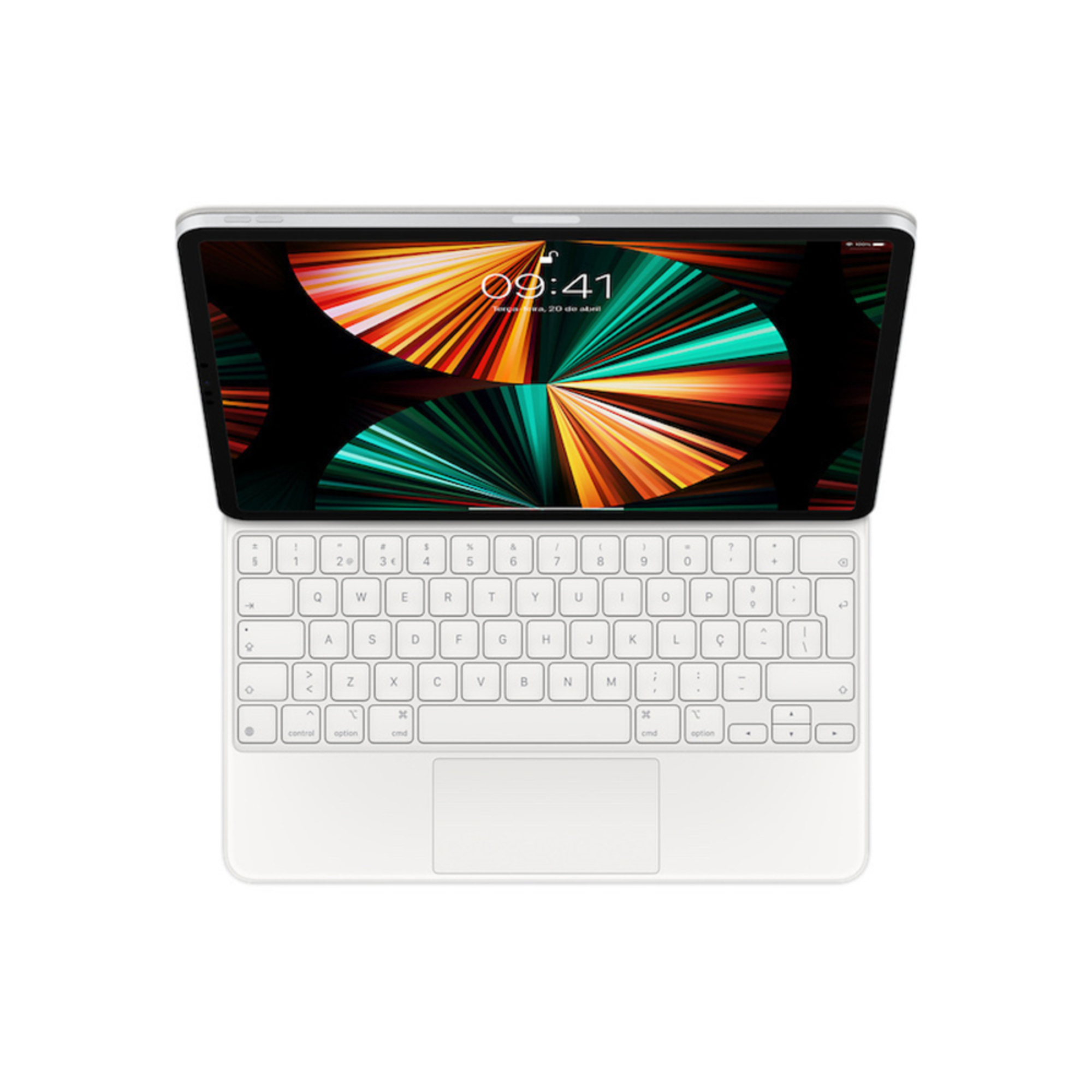 APPLE Teclado Magic para iPad Pro 12,9" (5ª Geração) 2021, Branco