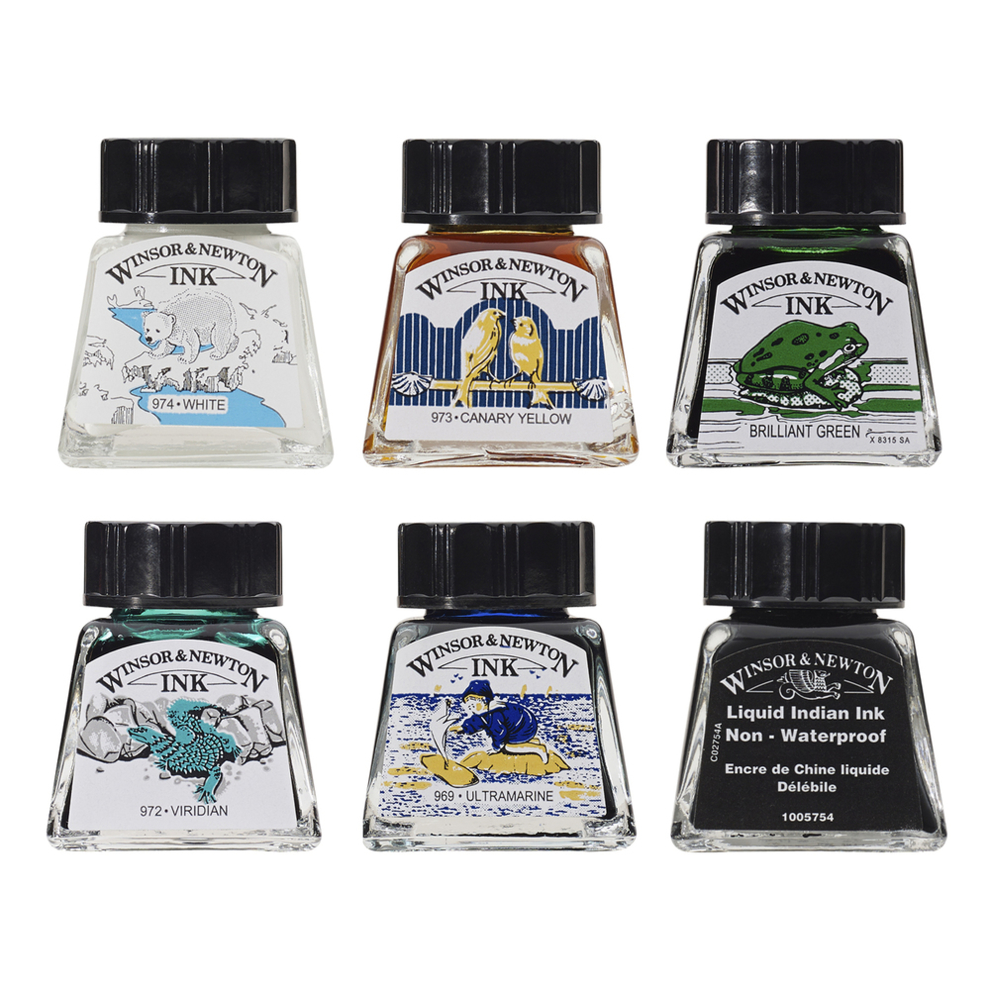 WINSOR  NEWTON Tinta de Desenho, 14 ml, Azul