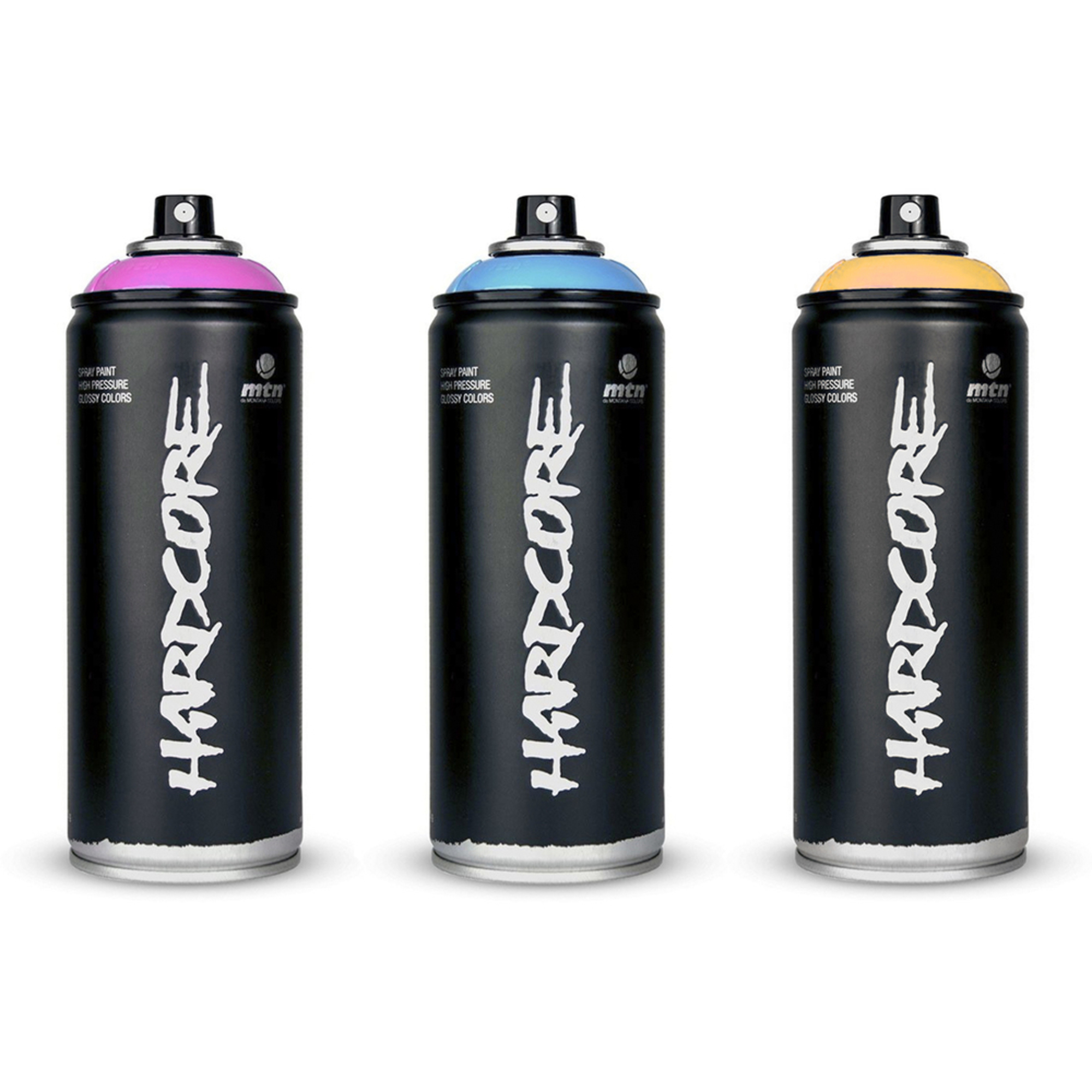 Tinta em Spray Hardcore, 400 ml, Prateado