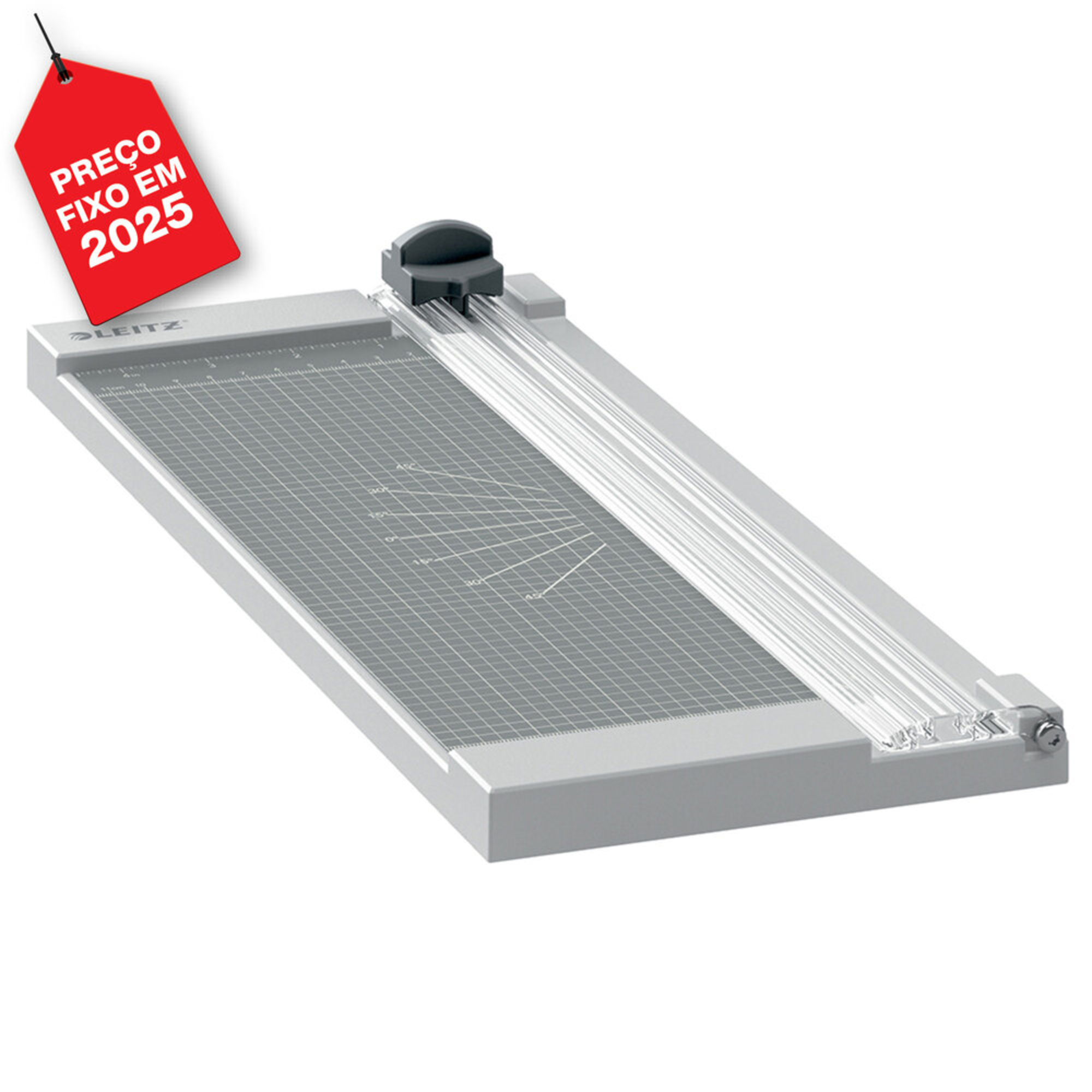 LEITZ Cisalha Precision Home, A4, 8 Folhas, Cinzento