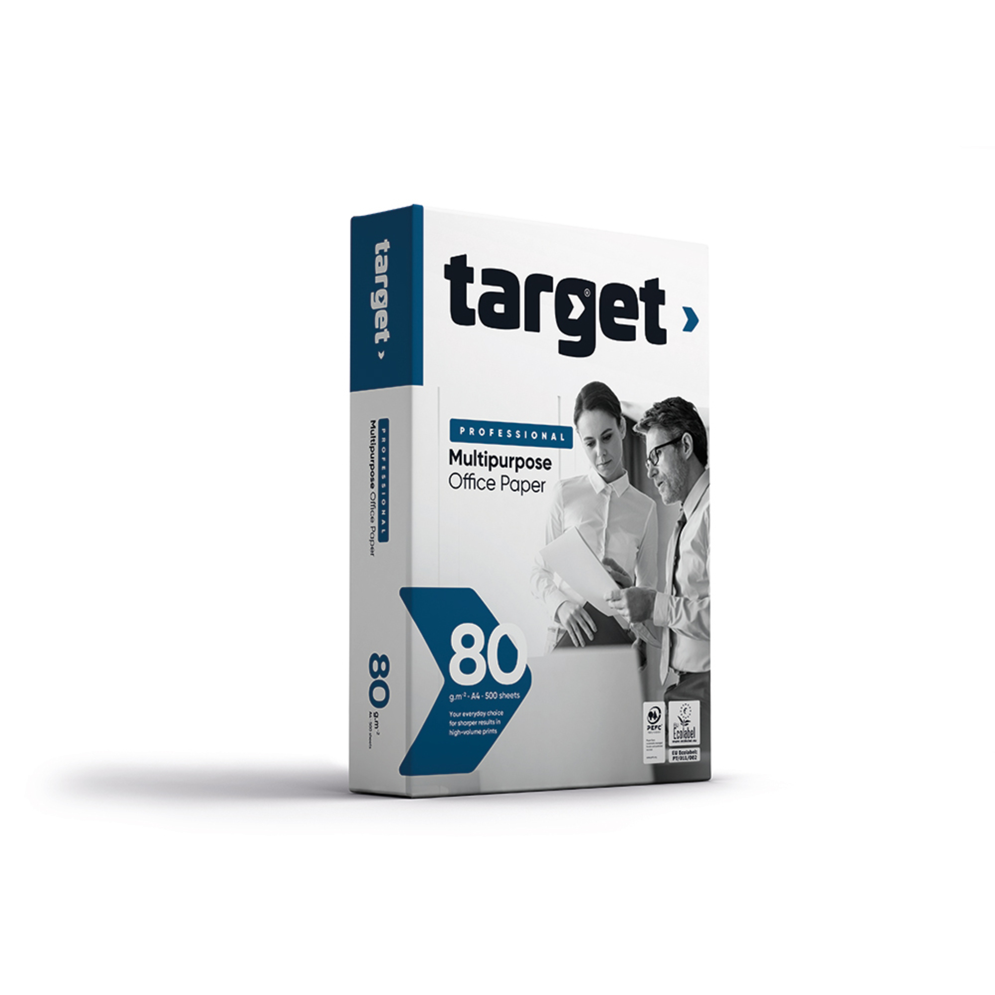 Papel Cópia, Laser e Jato de Tinta Professional Multipurpose, A4, 80 g/m², Branco, Resma de 500 Folhas