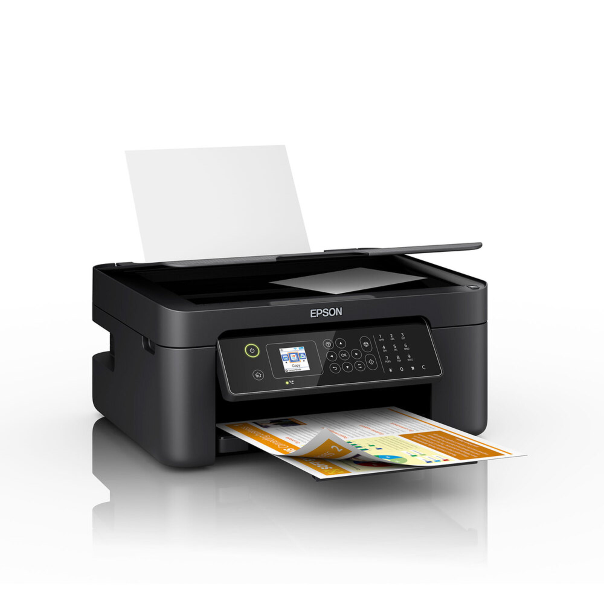 Epson Multifunções Jato de Tinta WorkForce WF2910 DWF, A4, WiFi, Preto 765405 em staples.pt.