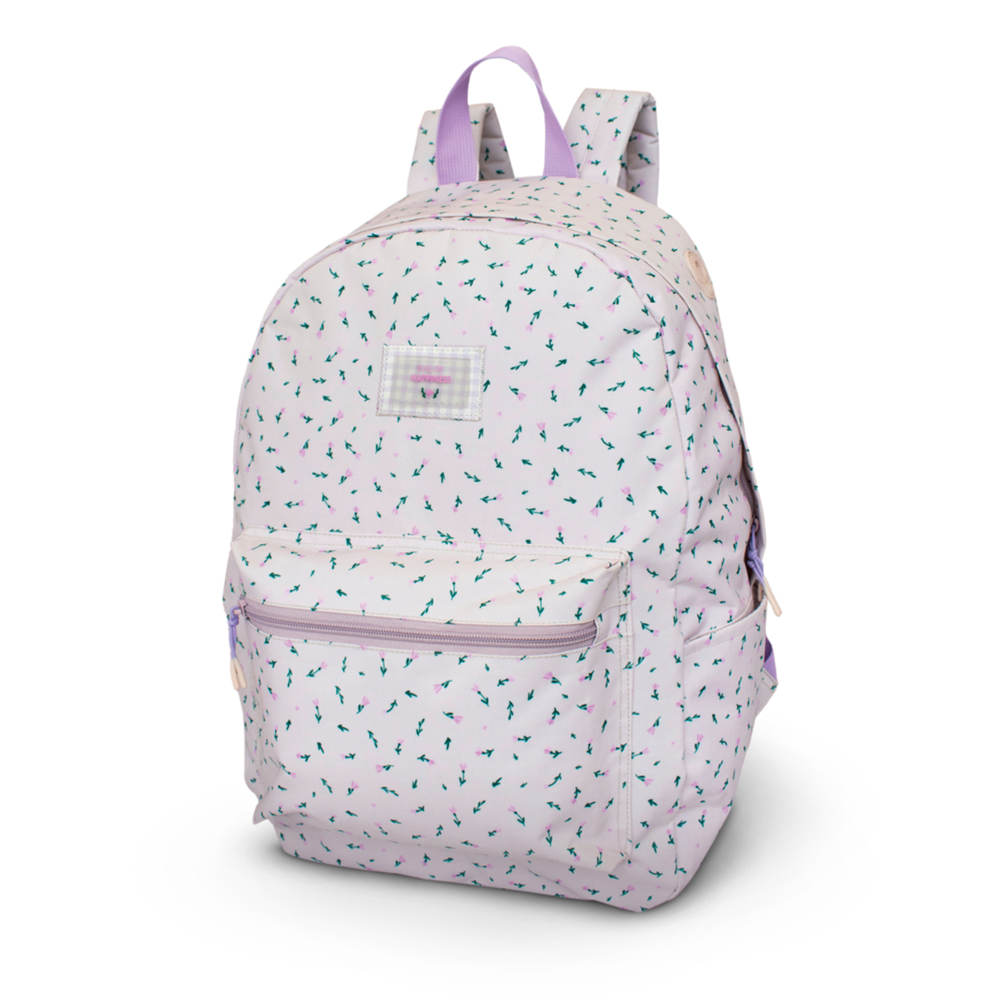 FIRMO Mochila Happiness, RPET, Violeta Pastel
