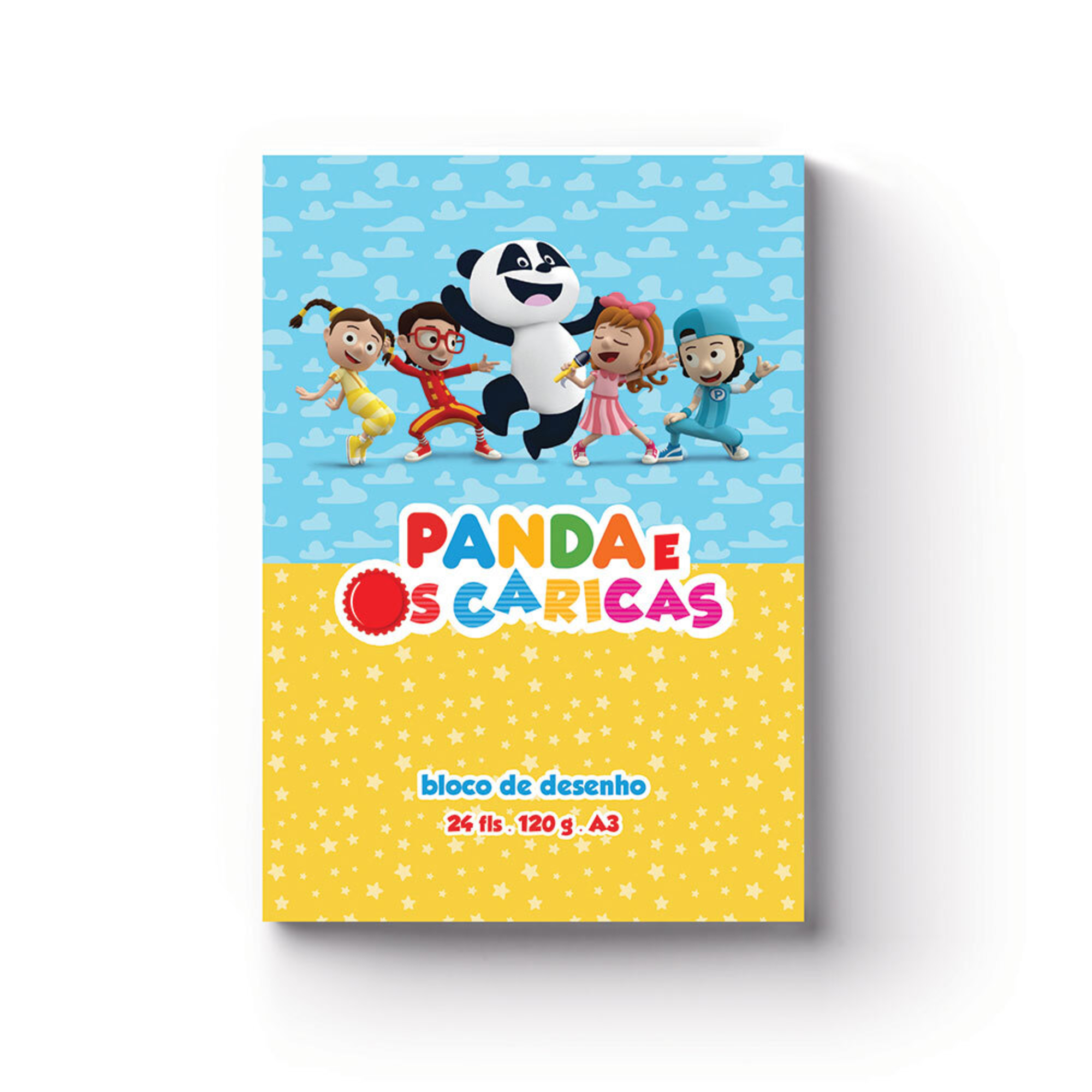 PANDA E OS CARICAS Bloco de Desenho, A3, 24 Folhas - 802419 em .