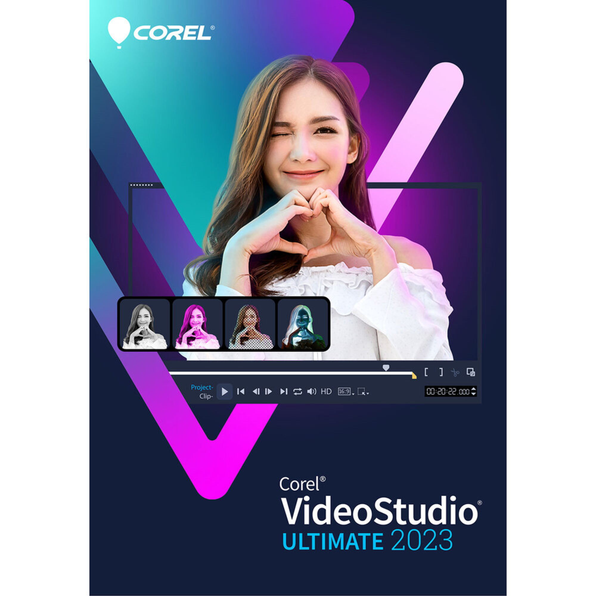 COREL Software Edição VídeoStudio Ultimate® 2023, 1 Ano, 1 Dispositivo