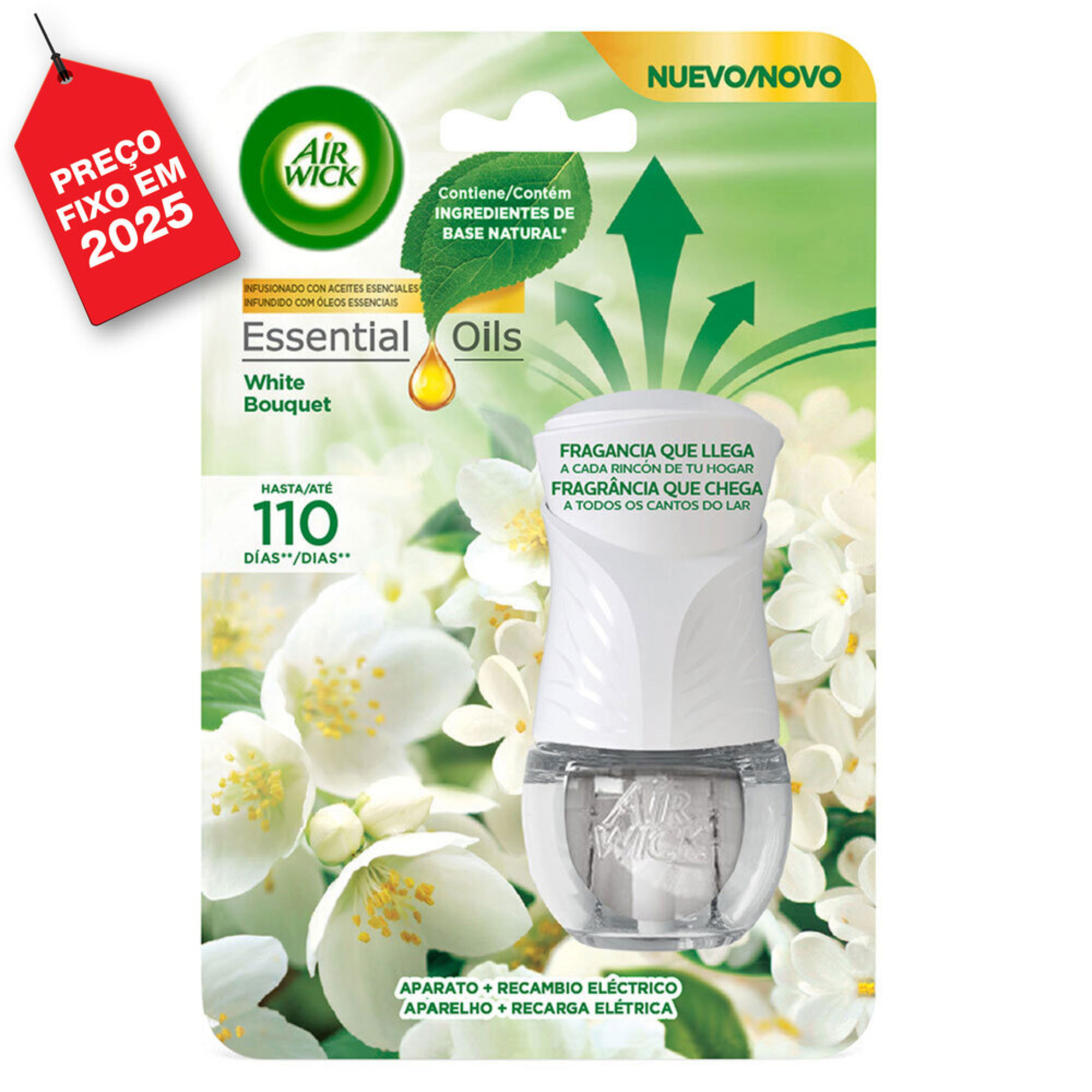 Ambientador Elétrico e Recarga  White Bouquet