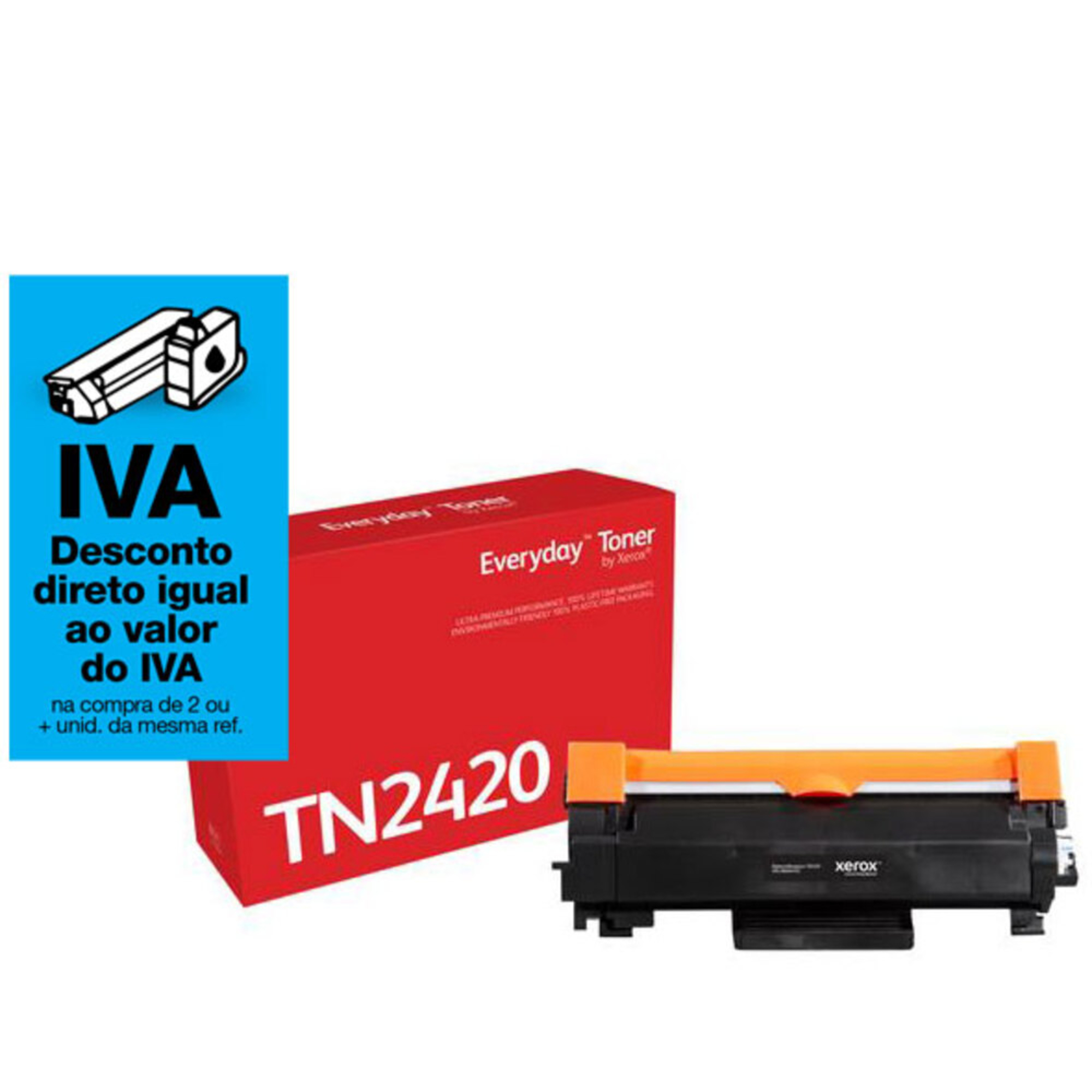 XEROX Toner Compatível Brother TN2420, Preto, 006R04792 845265 em